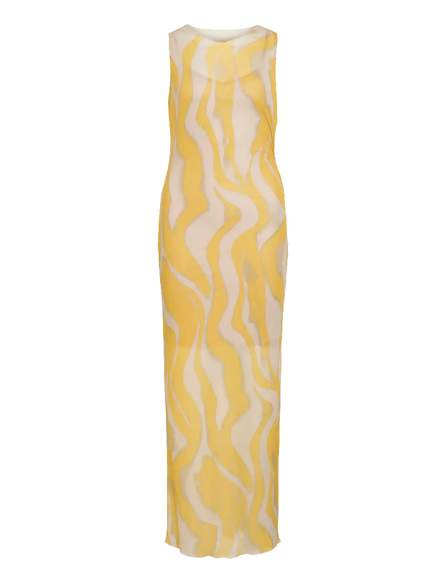 ROUGE EDIT - ROUSALLY S/L MAXI DRESS - maxi-jurken - birch - 1