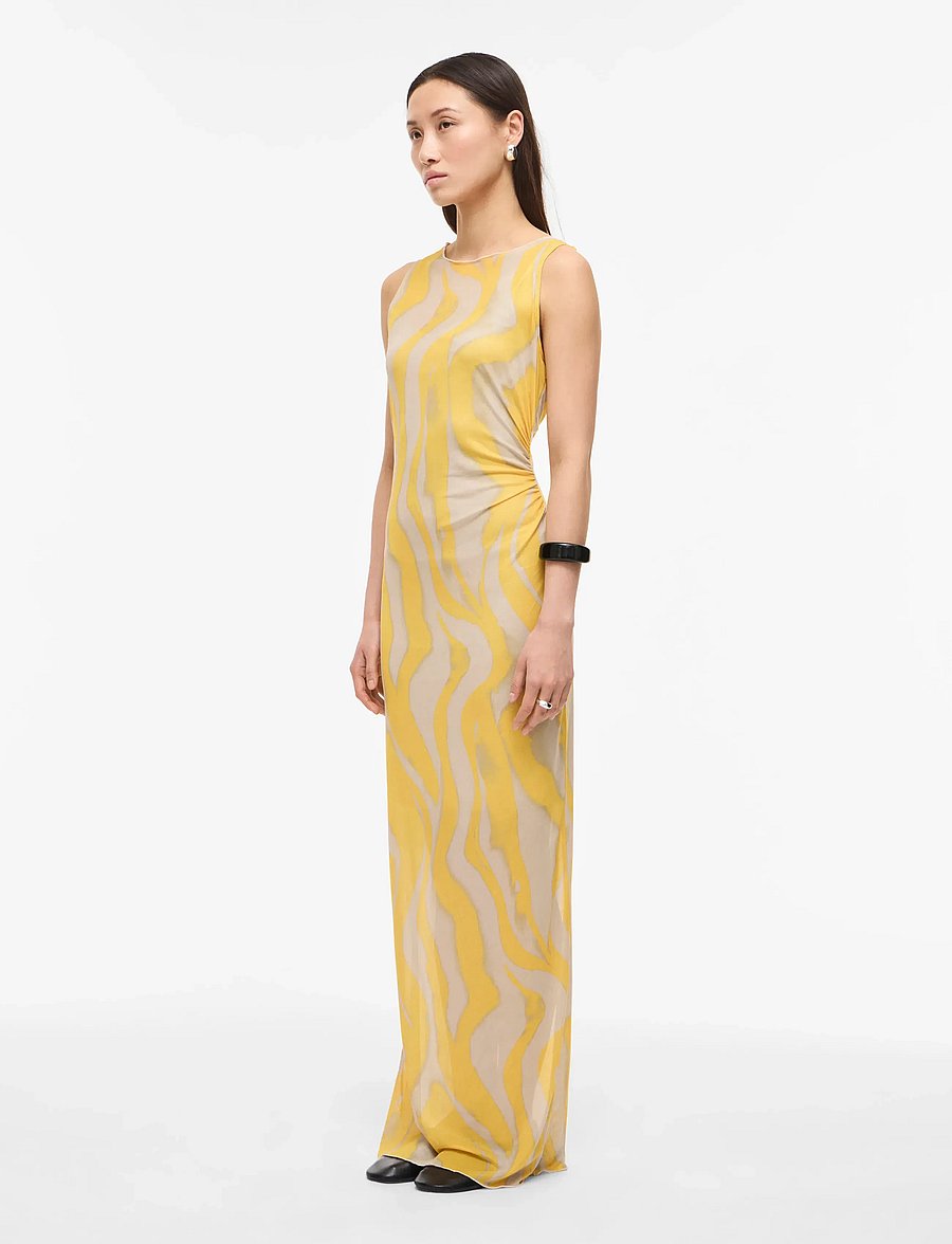 ROUGE EDIT - ROUSALLY S/L MAXI DRESS - maxi-jurken - birch - 0