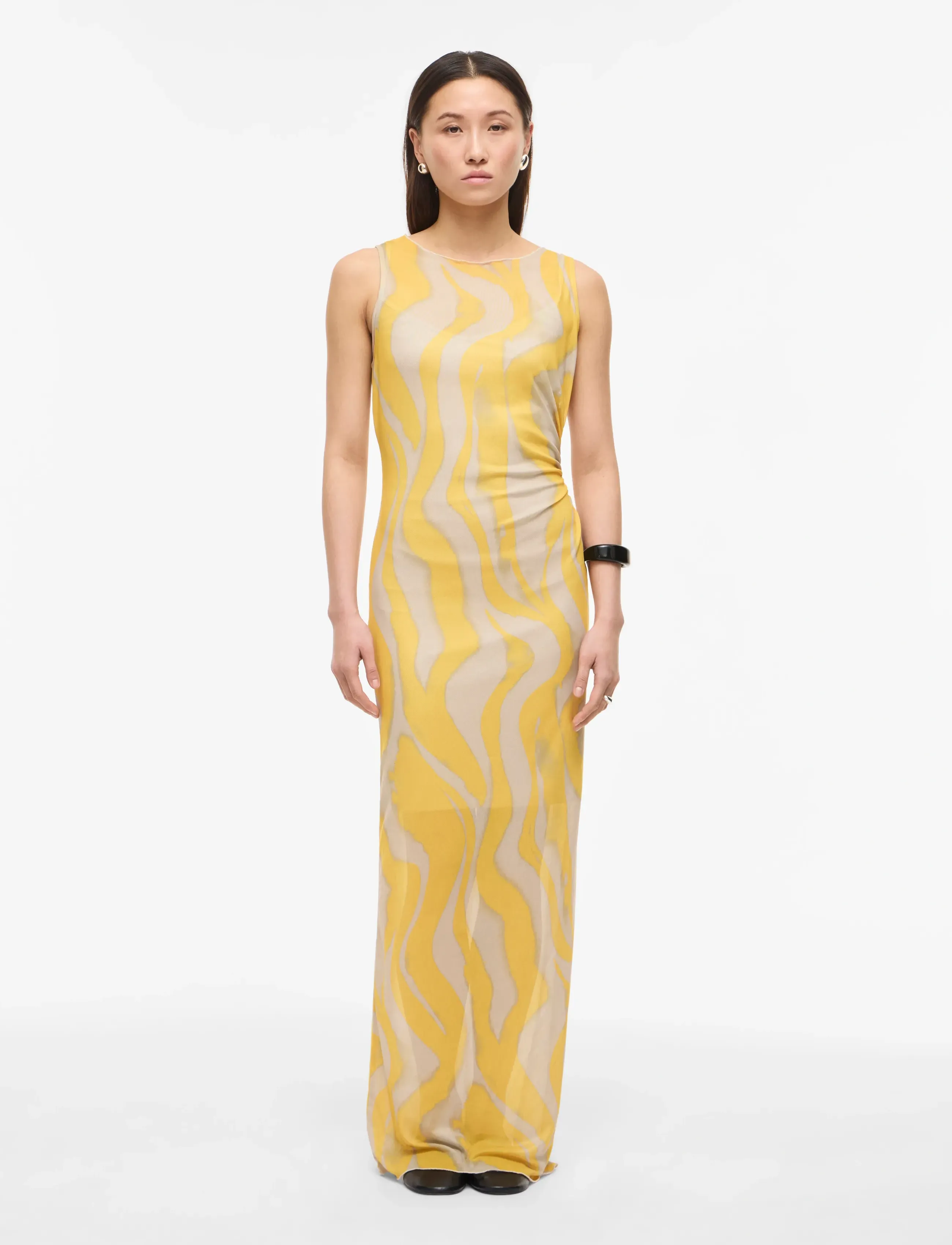 ROUGE EDIT - ROUSALLY S/L MAXI DRESS - maksikleidid - birch - 4