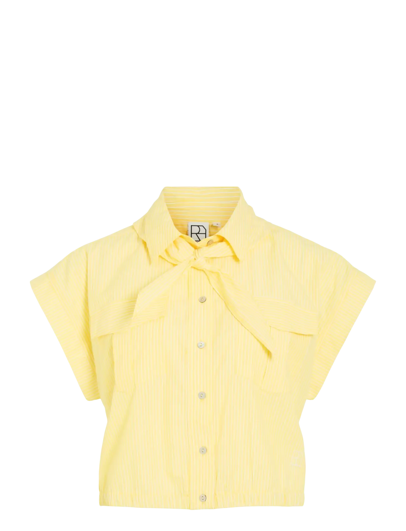 ROUGE EDIT - ROULINNE S/L STRIPE SHIRT/PF - kurzärmlige hemden - freesia - 1