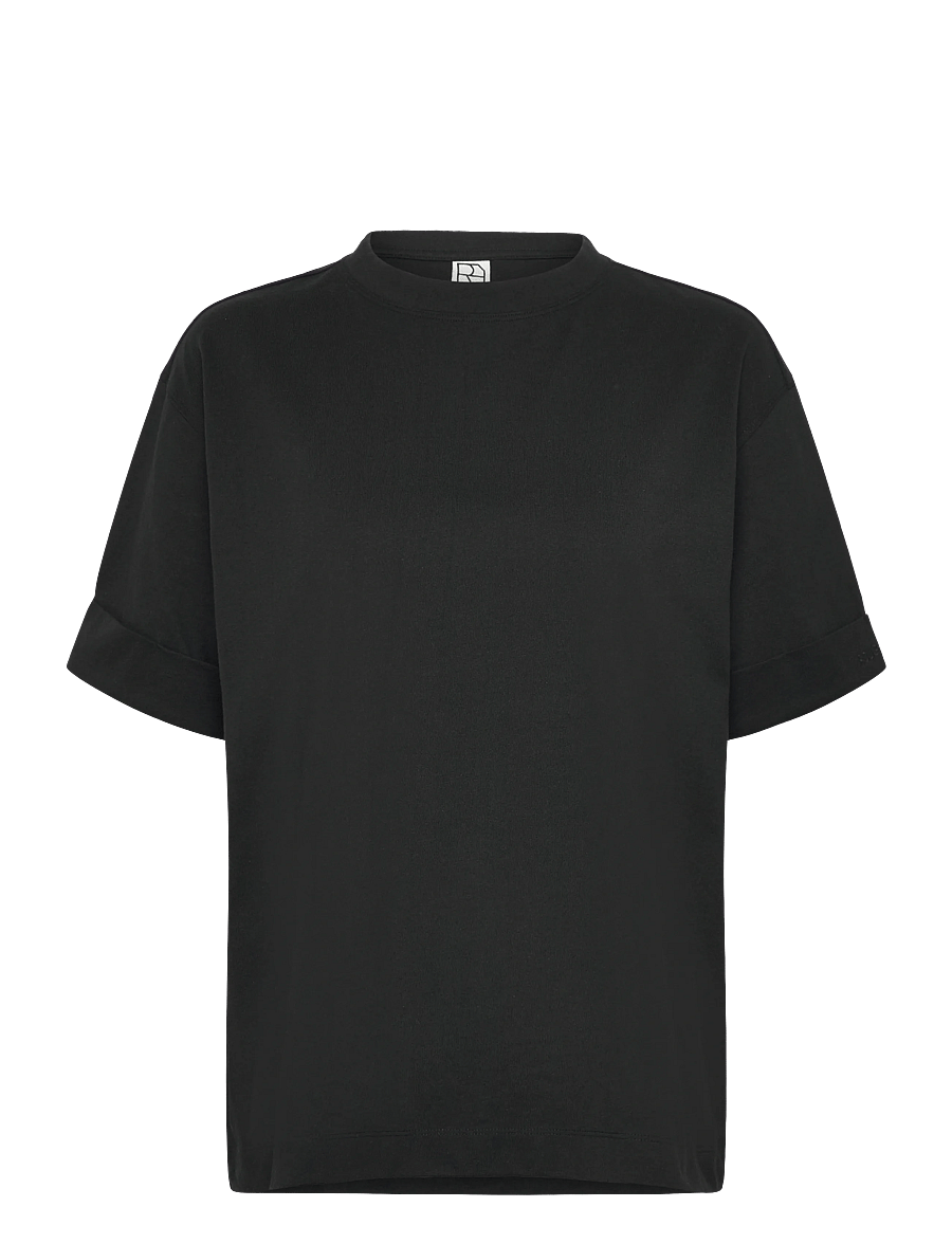 ROUGE EDIT - ROUNAOMI MAE 2/4 O-NECK OVERSIZED TEE - t-shirts - meteorite - 1