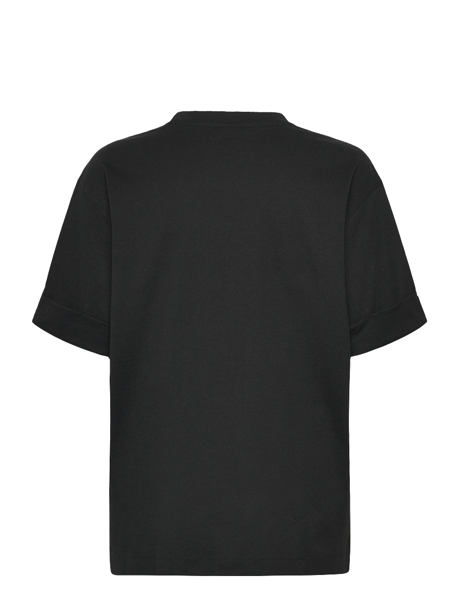 ROUGE EDIT - ROUNAOMI MAE 2/4 O-NECK OVERSIZED TEE - t-shirts - meteorite - 2