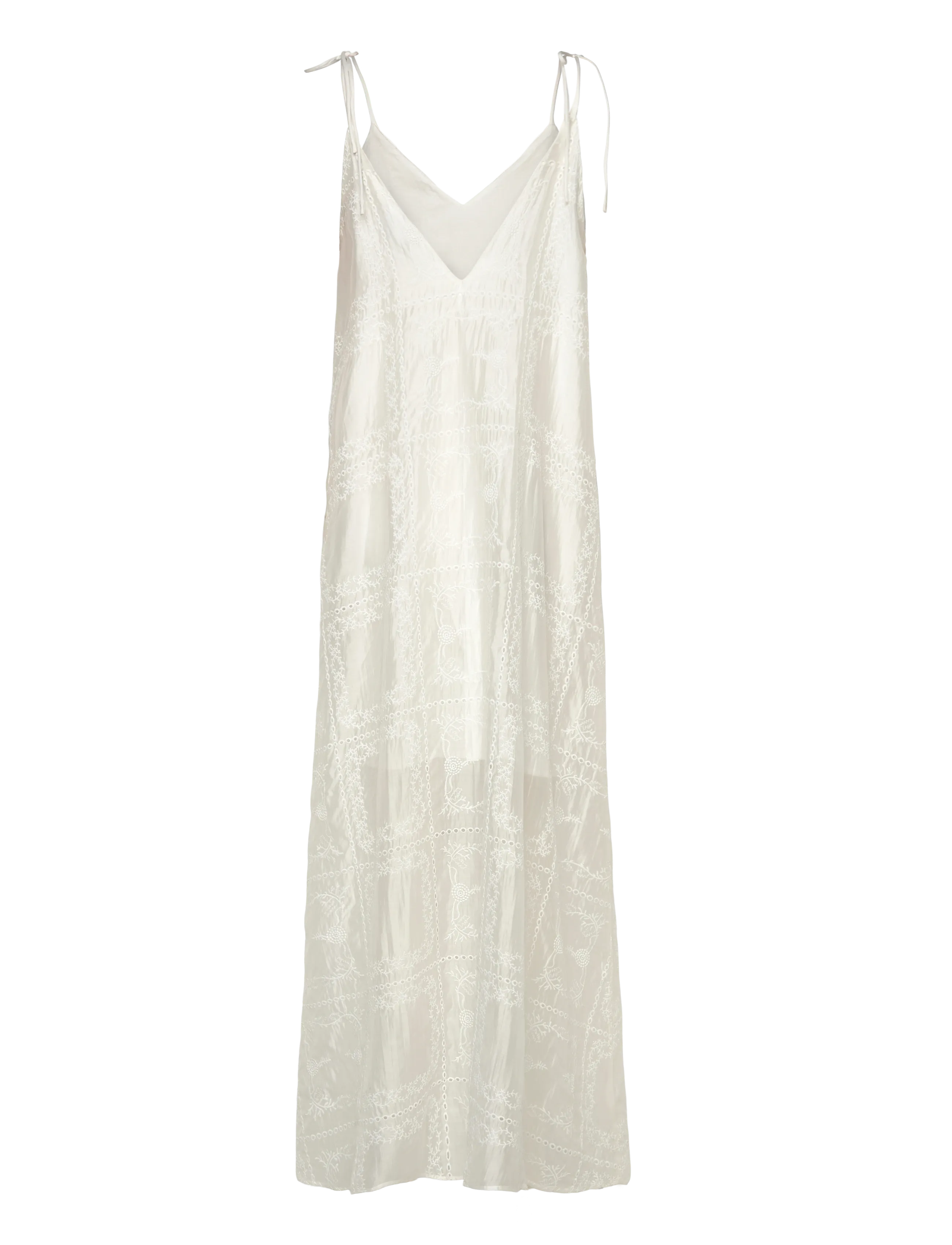 ROUGE EDIT - ROULUCA ANKLE SLIP DRESS - Õlapaeltega kleidid - cloud dancer - 2