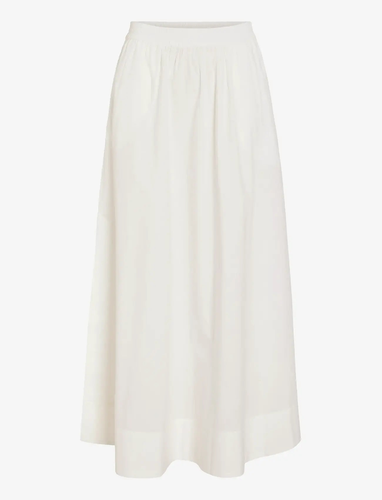 ROUGE EDIT - ROULINNE HW ANKLE SKIRT - maxi röcke - cloud dancer - 1