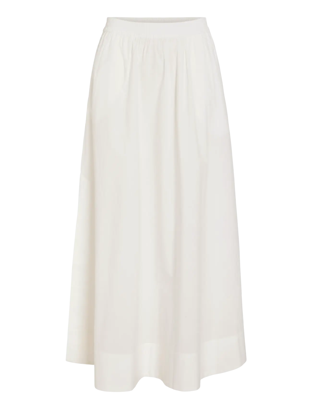 ROUGE EDIT ROULINNE HW ANKLE SKIRT - Tøj - CLOUD DANCER / cream