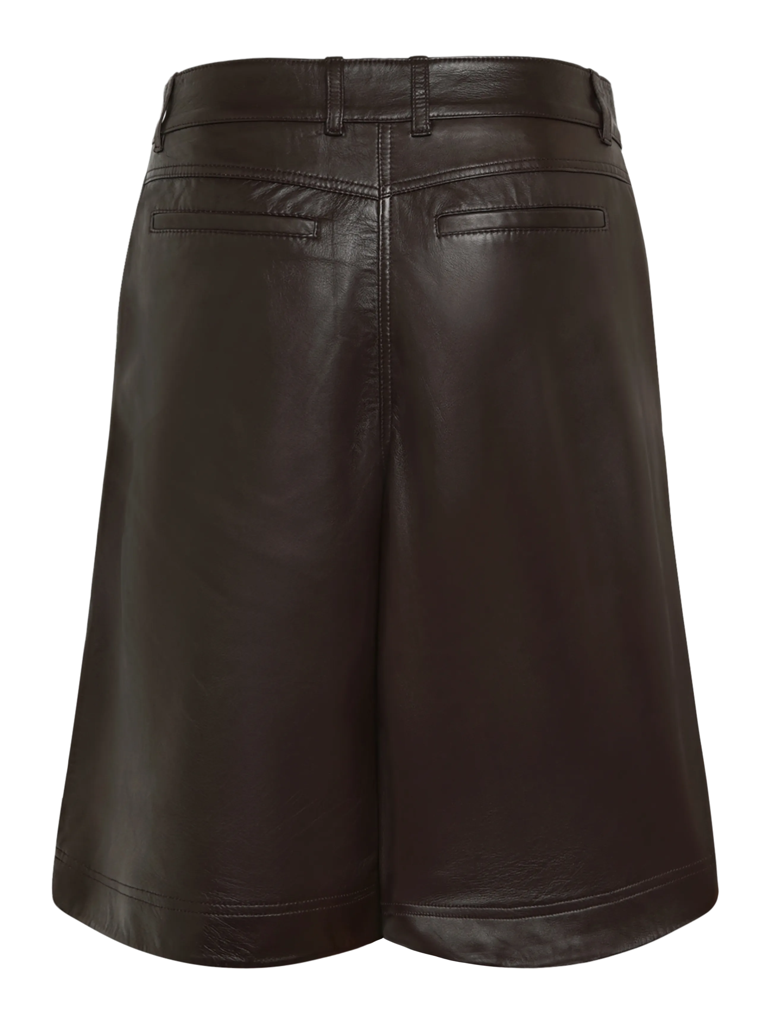 ROUGE EDIT - ROUSUSIE RW LEATHER CULOTTES/PF - seal brown - 1
