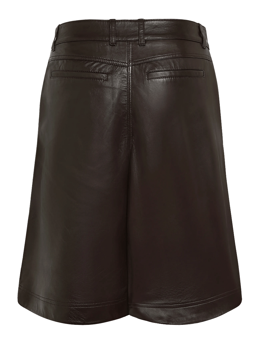 ROUGE EDIT - ROUSUSIE RW LEATHER CULOTTES/PF - seal brown - 1
