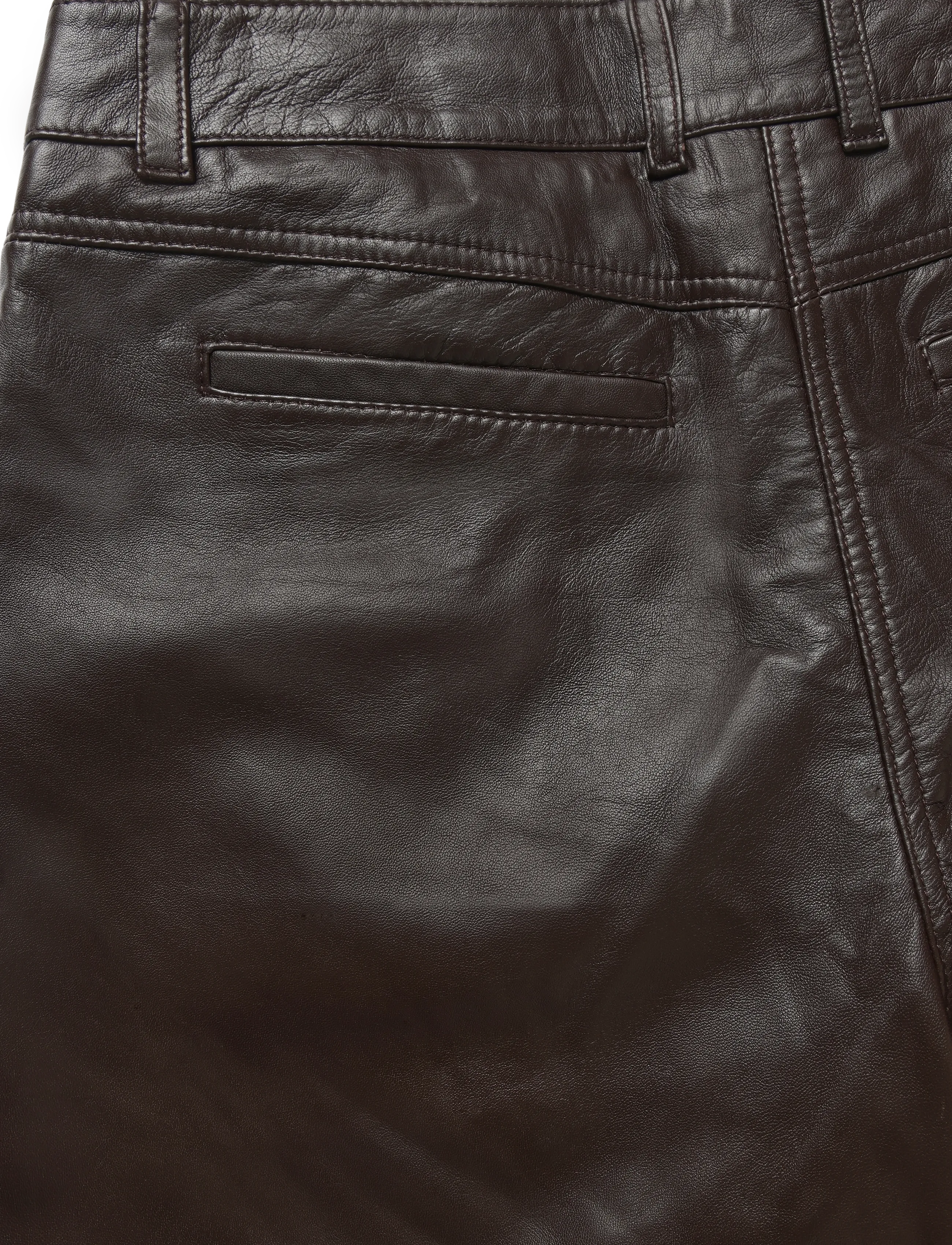 ROUGE EDIT - ROUSUSIE RW LEATHER CULOTTES/PF - seal brown - 2