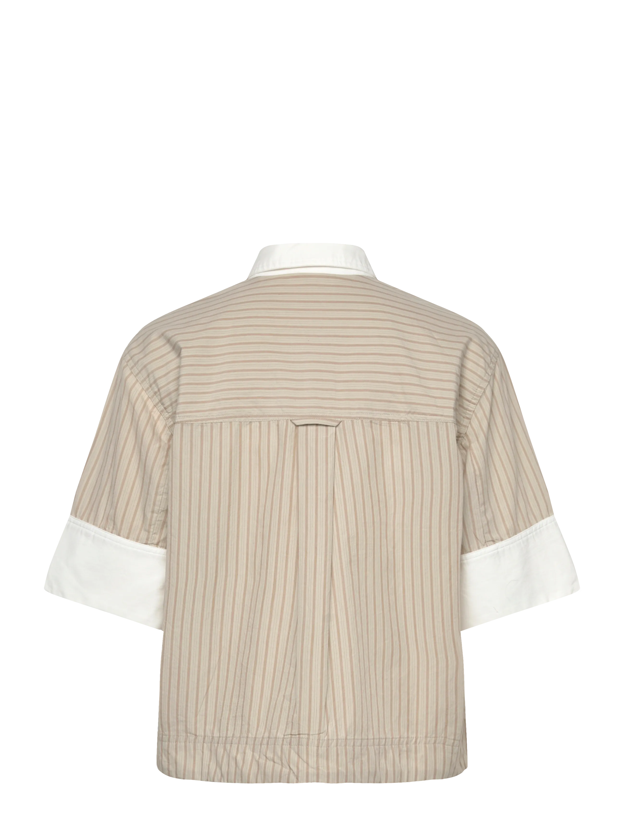 ROUGE EDIT - ROUSOLINE 2/4 SHIRT - kurzärmlige hemden - birch - 2