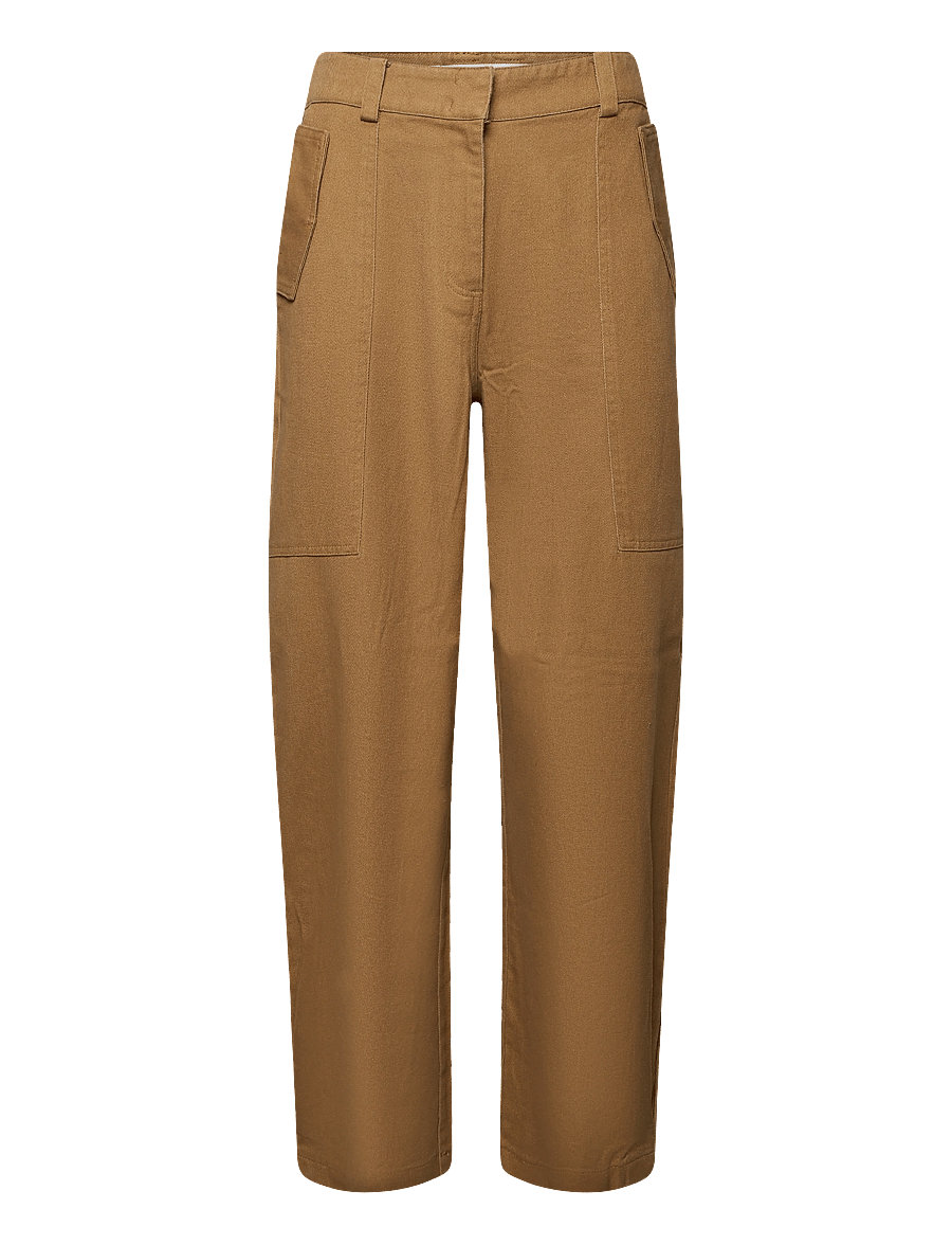 ROUGE EDIT - ROUELIA HW F/L BARREL TROUSER - dull gold - 0