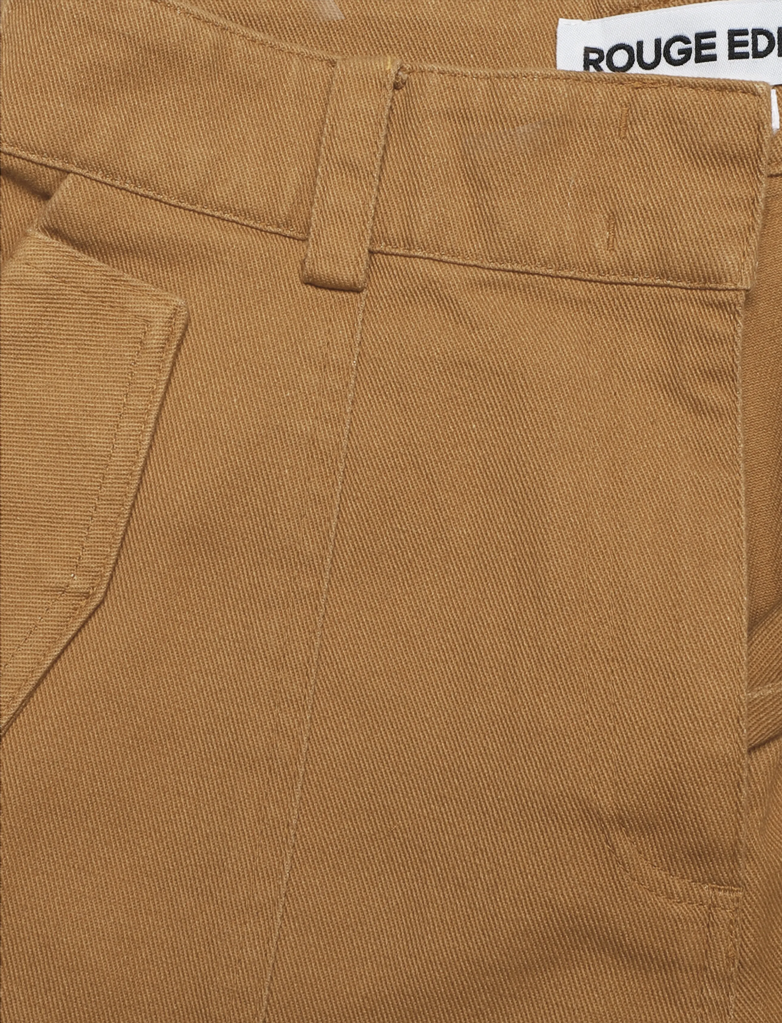 ROUGE EDIT - ROUELIA HW F/L BARREL TROUSER - dull gold - 2