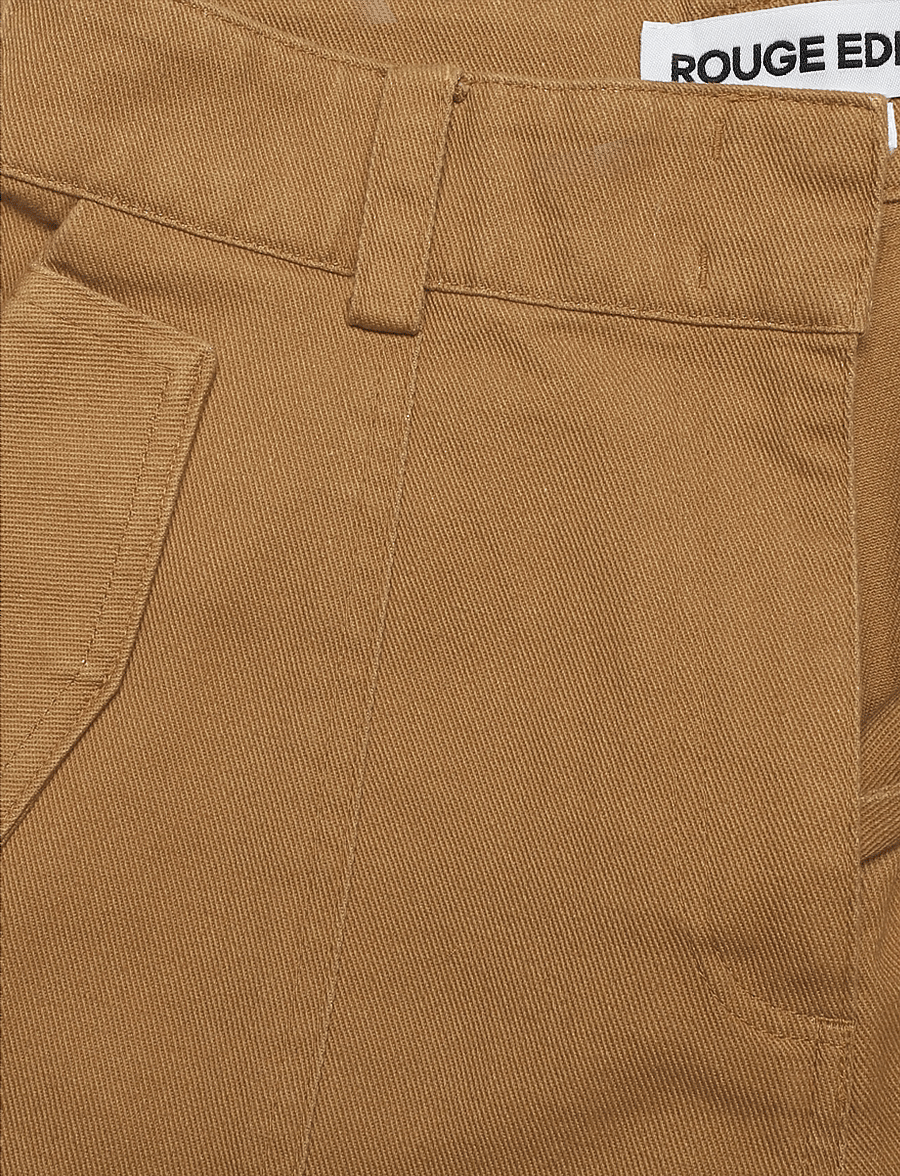ROUGE EDIT - ROUELIA HW F/L BARREL TROUSER - dull gold - 2