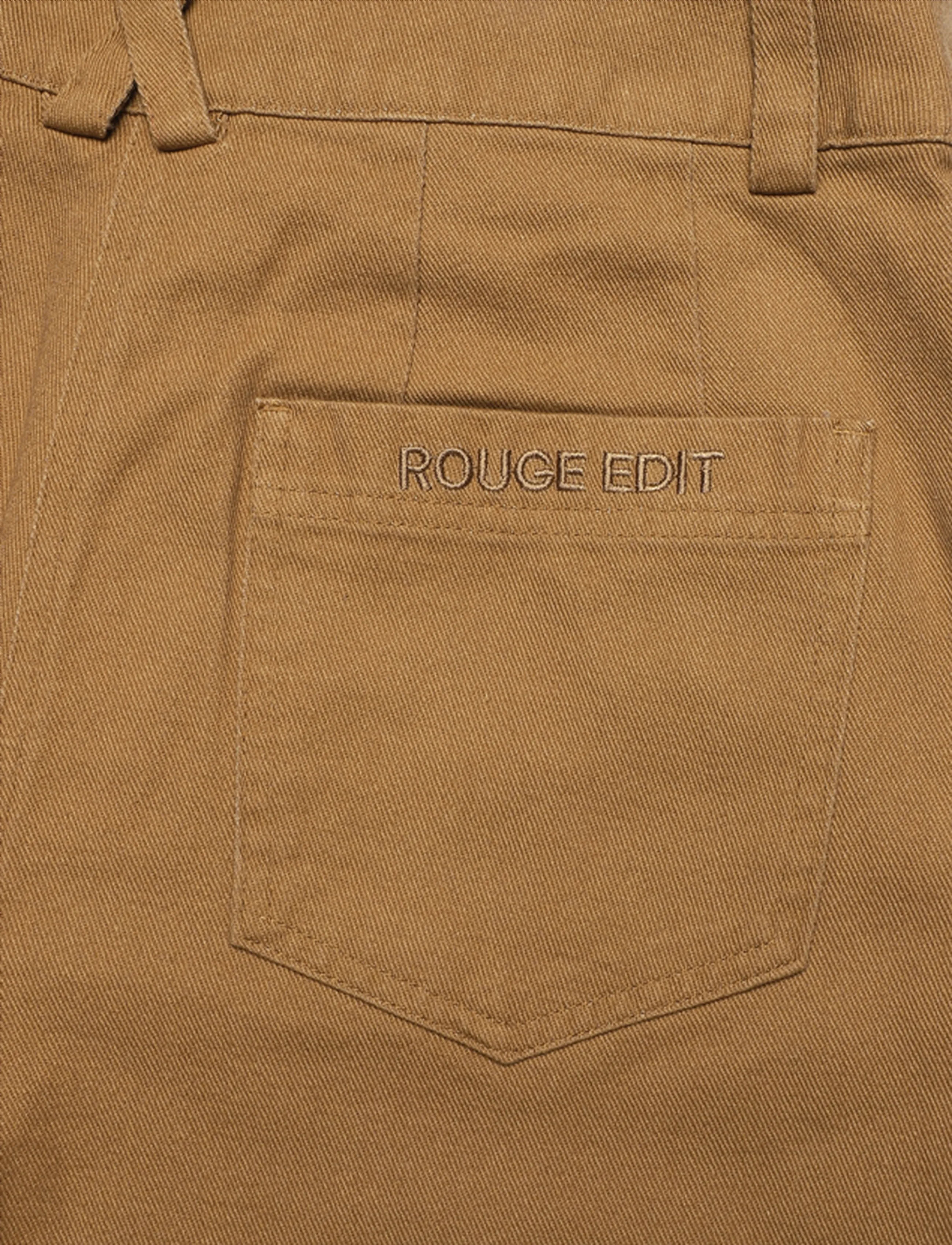 ROUGE EDIT - ROUELIA HW F/L BARREL TROUSER - dull gold - 4