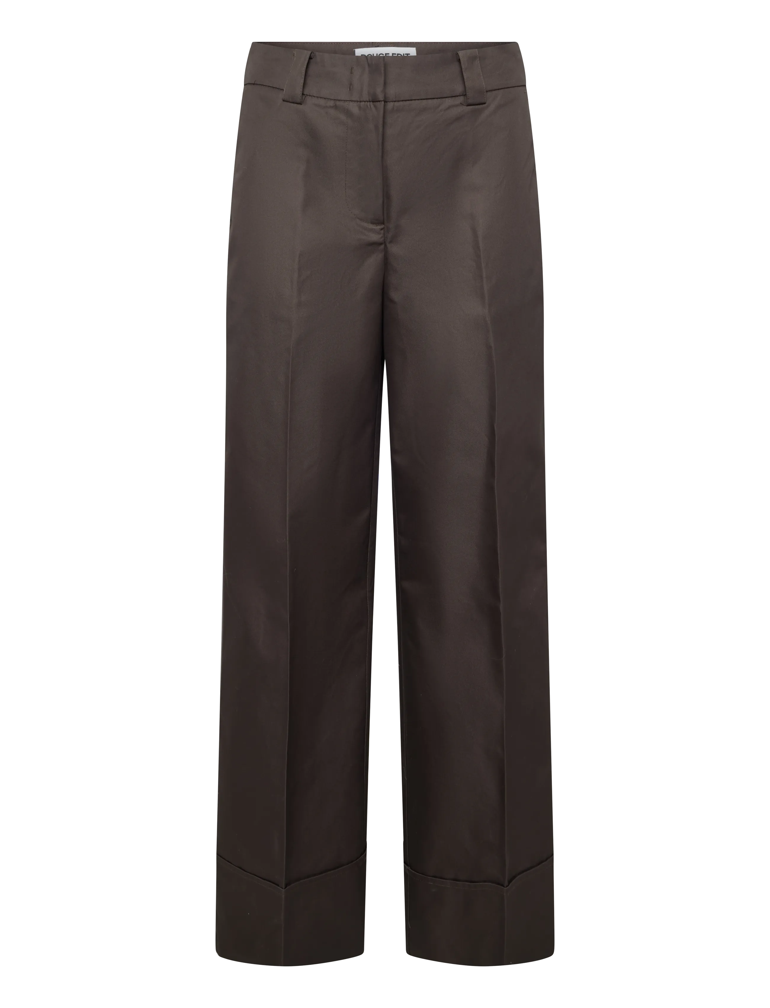 ROUGE EDIT ROUFRANSISKA RW WF FL TROUSER/1 - Vêtements - SEAL BROWN / brown
