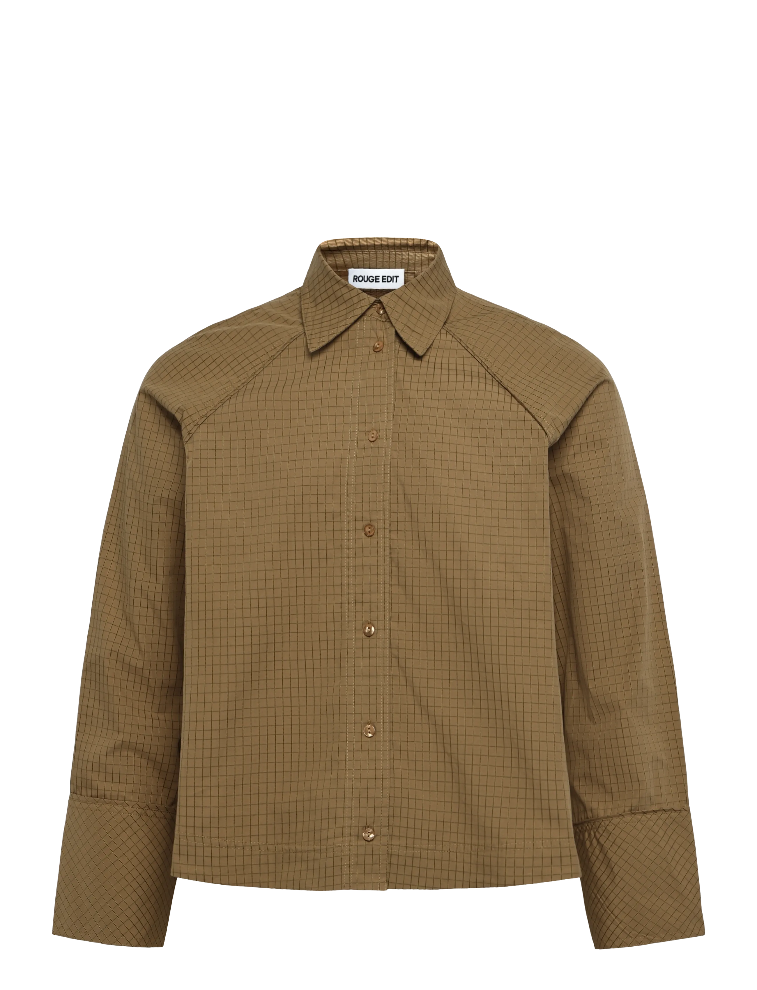 ROUGE EDIT ROUJULIA L/S SHIRT/1 - Skjorter - DULL GOLD / gold