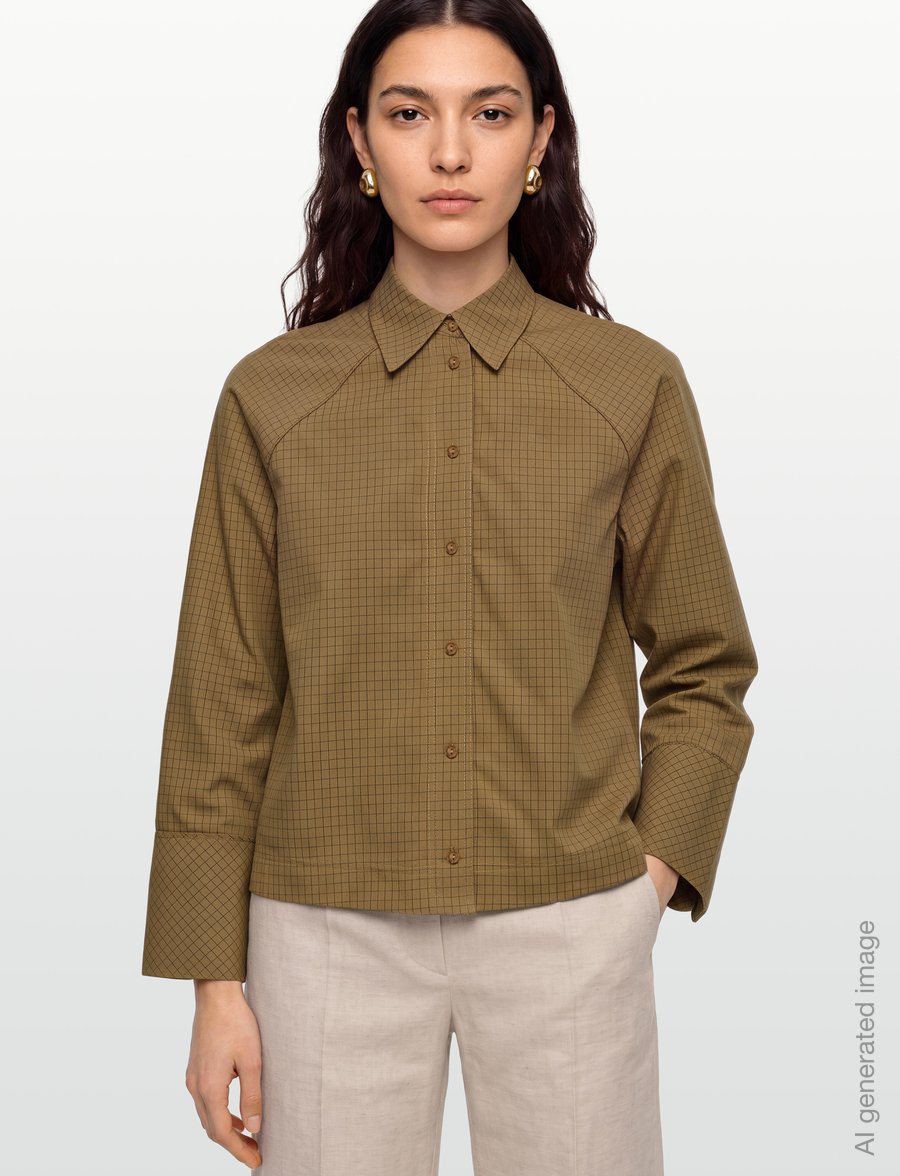 ROUGE EDIT - ROUJULIA L/S SHIRT/1 - pikkade varrukatega särgid - dull gold - 3