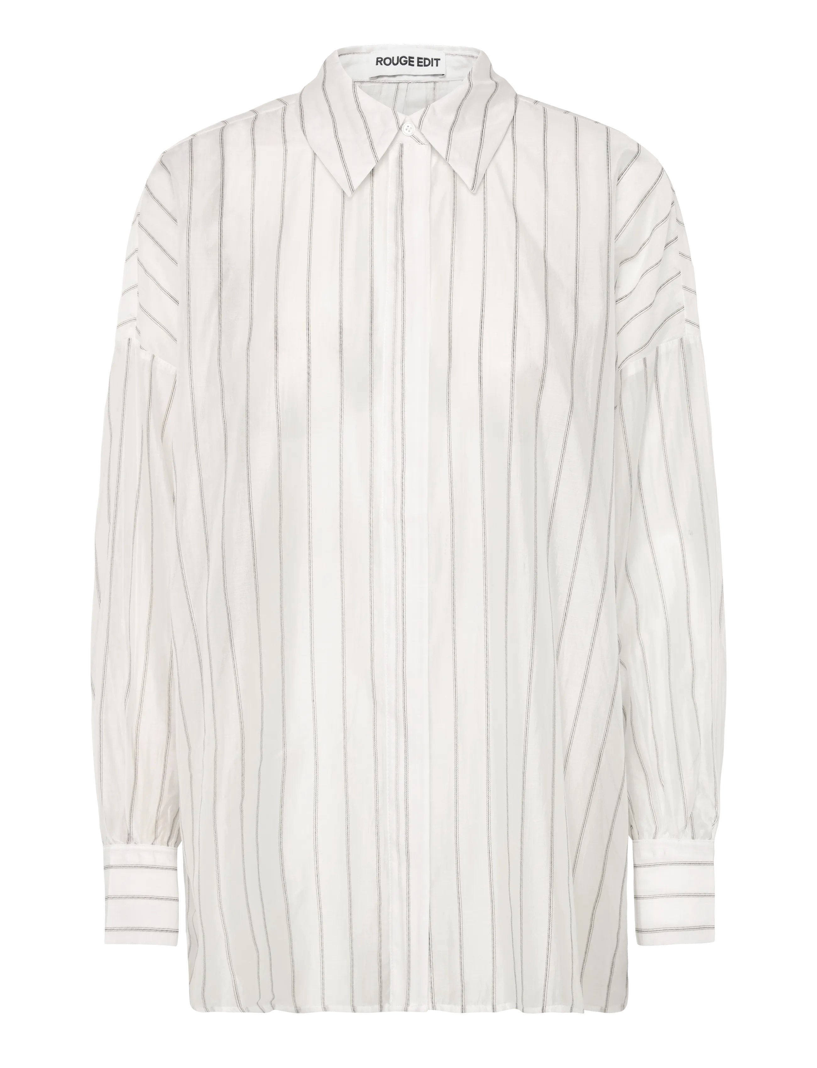 ROUGE EDIT ROUANIA L/S SHIRT/PF - Skjortor - CLOUD DANCER / white