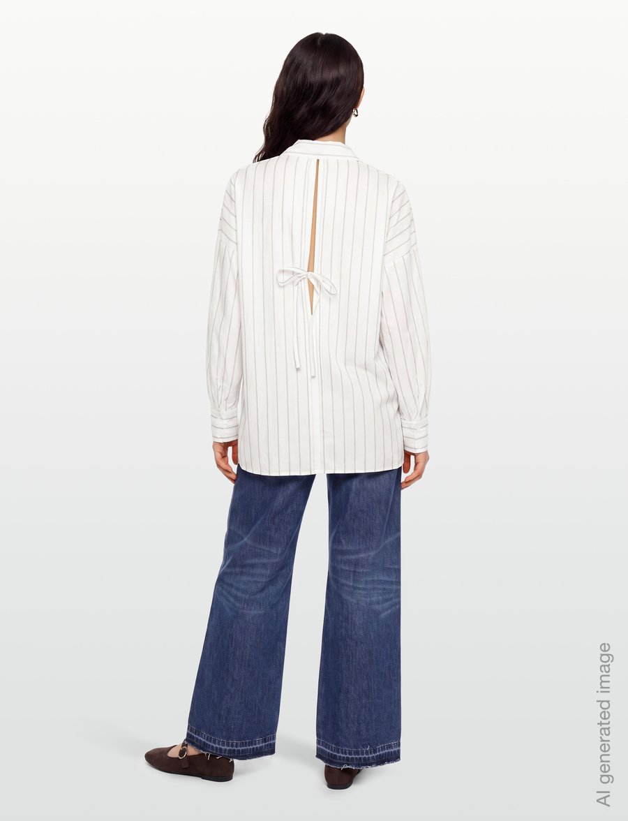 ROUGE EDIT - ROUANIA L/S SHIRT/PF - langärmlige hemden - cloud dancer - 4