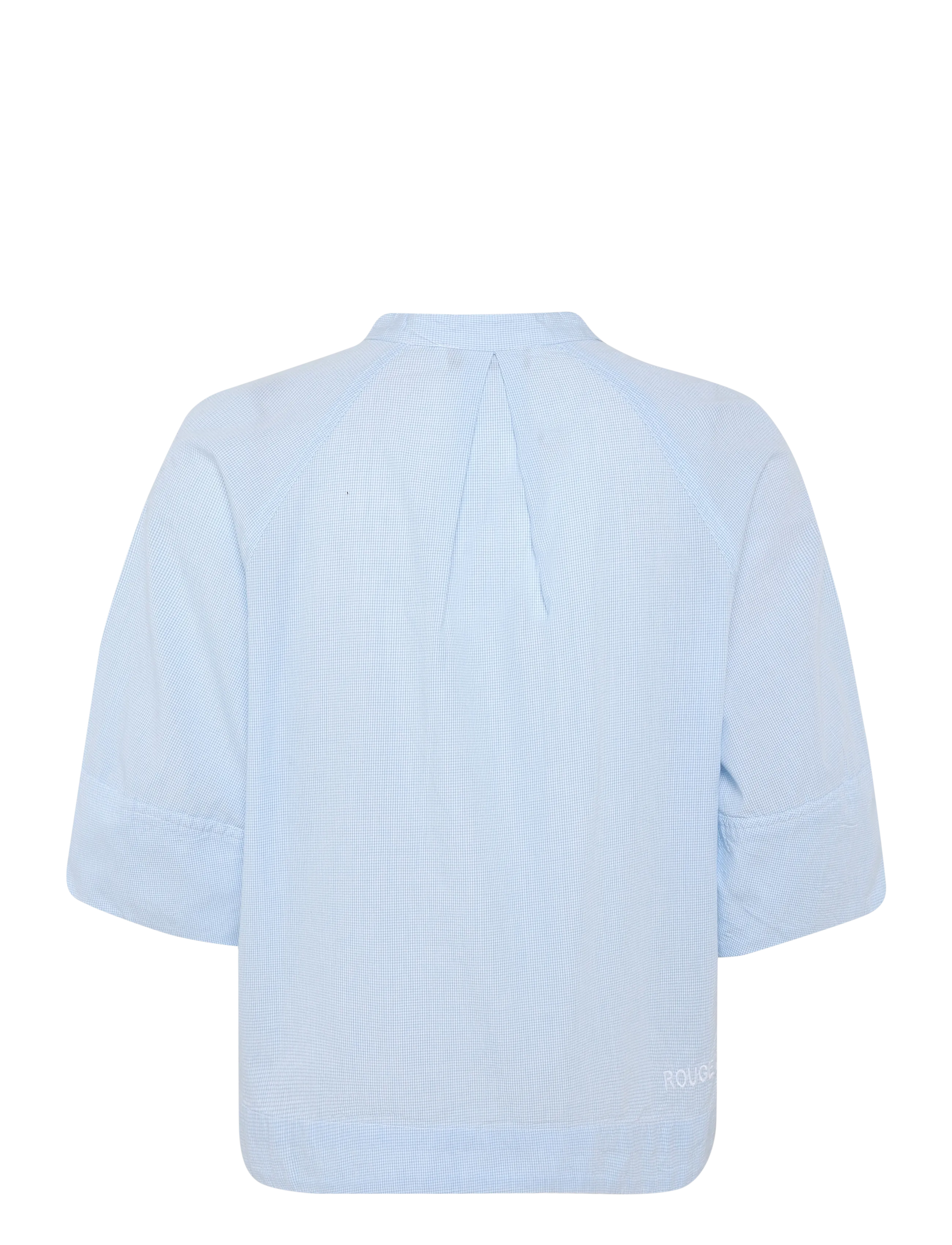 ROUGE EDIT - ROUTENNE 2/4 CHINA COLLAR SHIRT - cloud dancer - 1