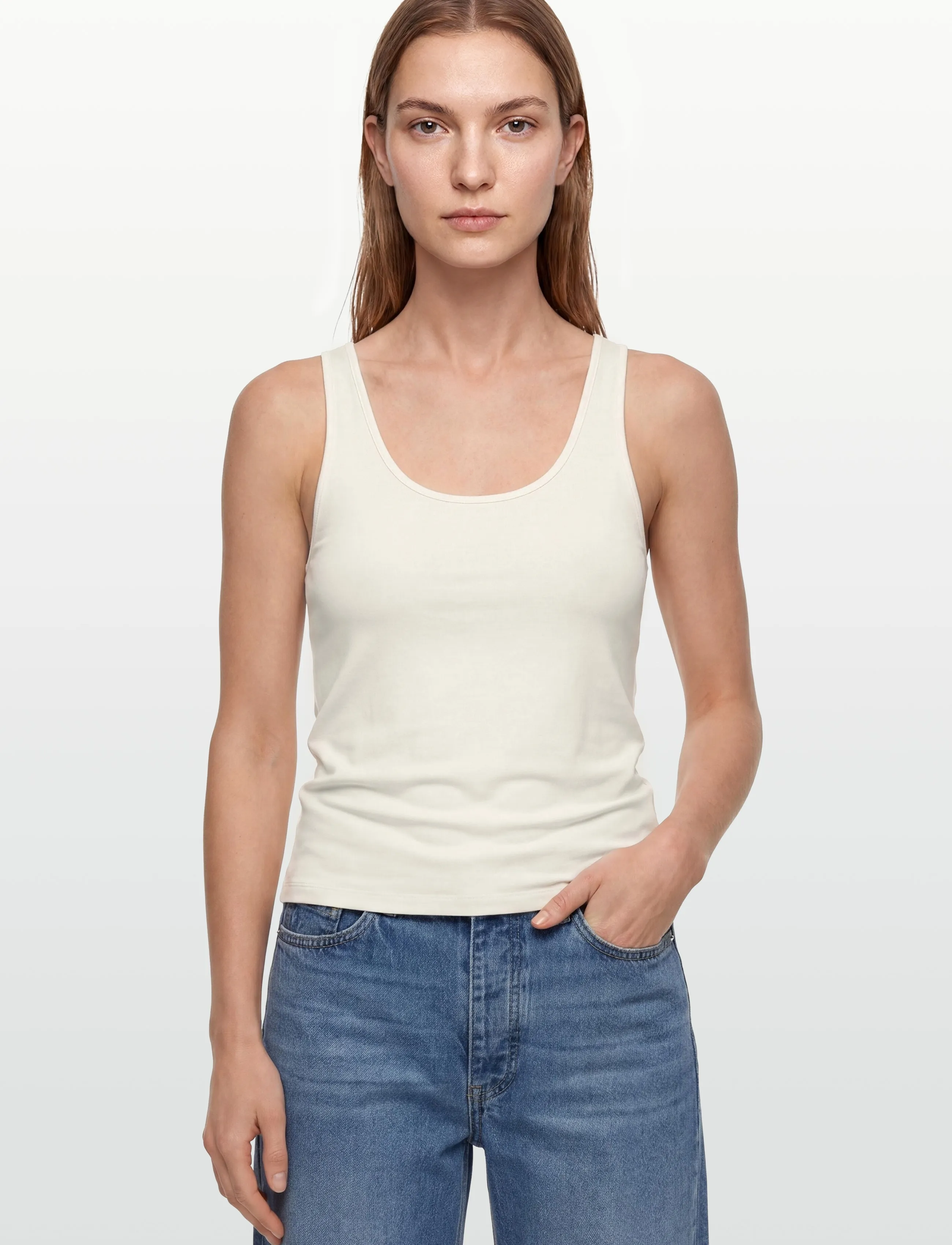ROUGE EDIT - ROUESME MAE TANK TOP - linnen - birch - 3