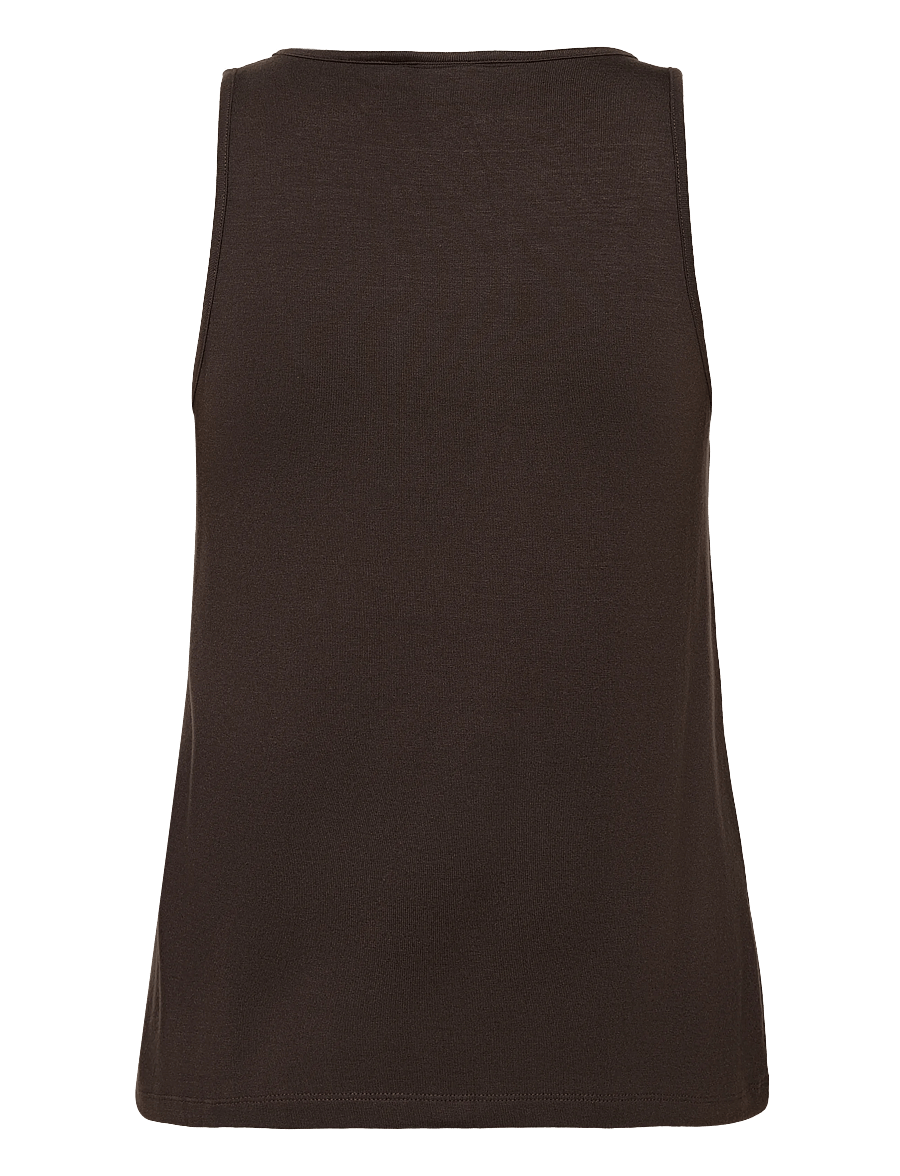 ROUGE EDIT - ROUESME MAE TANK TOP - seal brown - 1