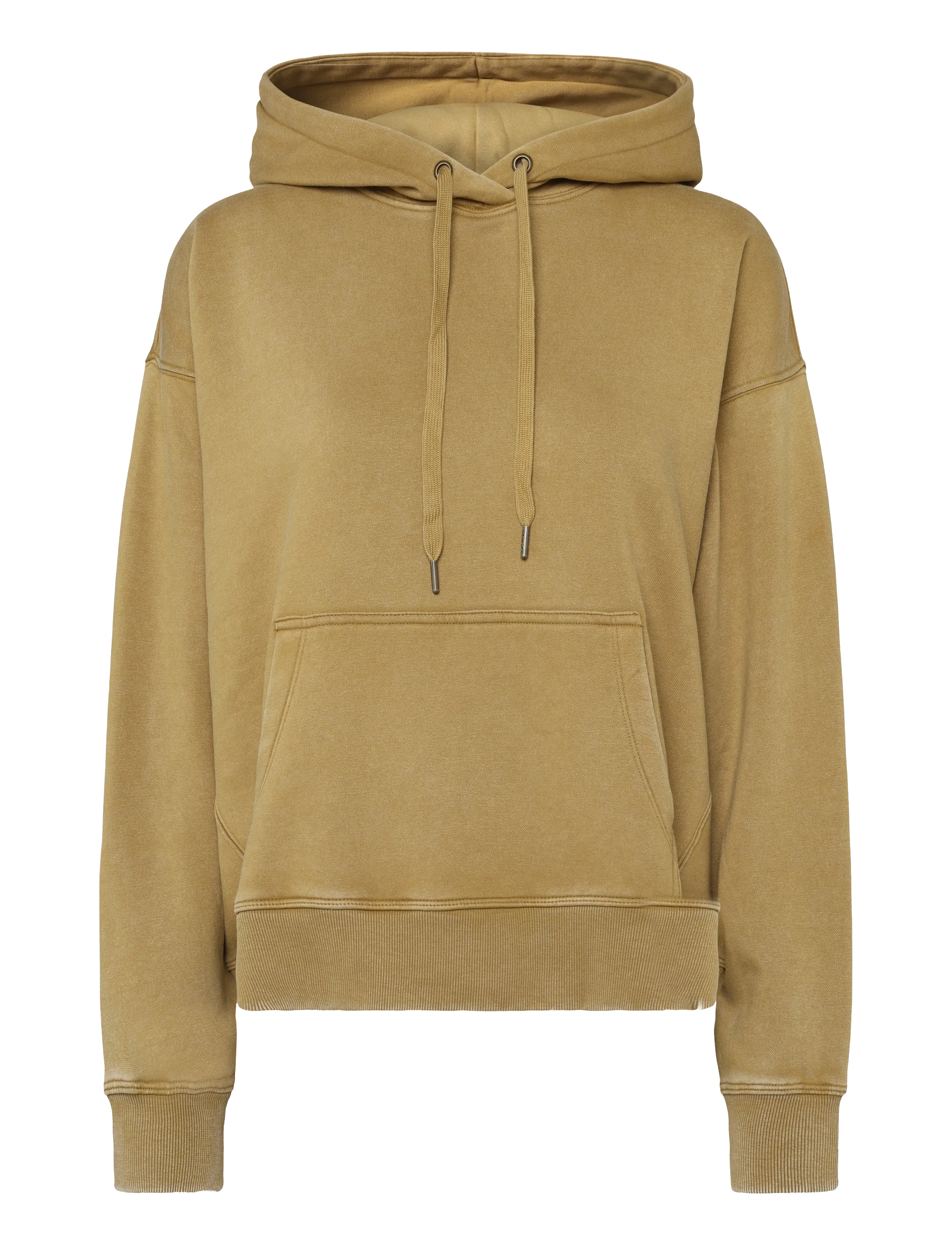 ROUGE EDIT ROUYORK L/S HOODIE SWEAT/PF - Kapuzenpullover - DULL GOLD / gold