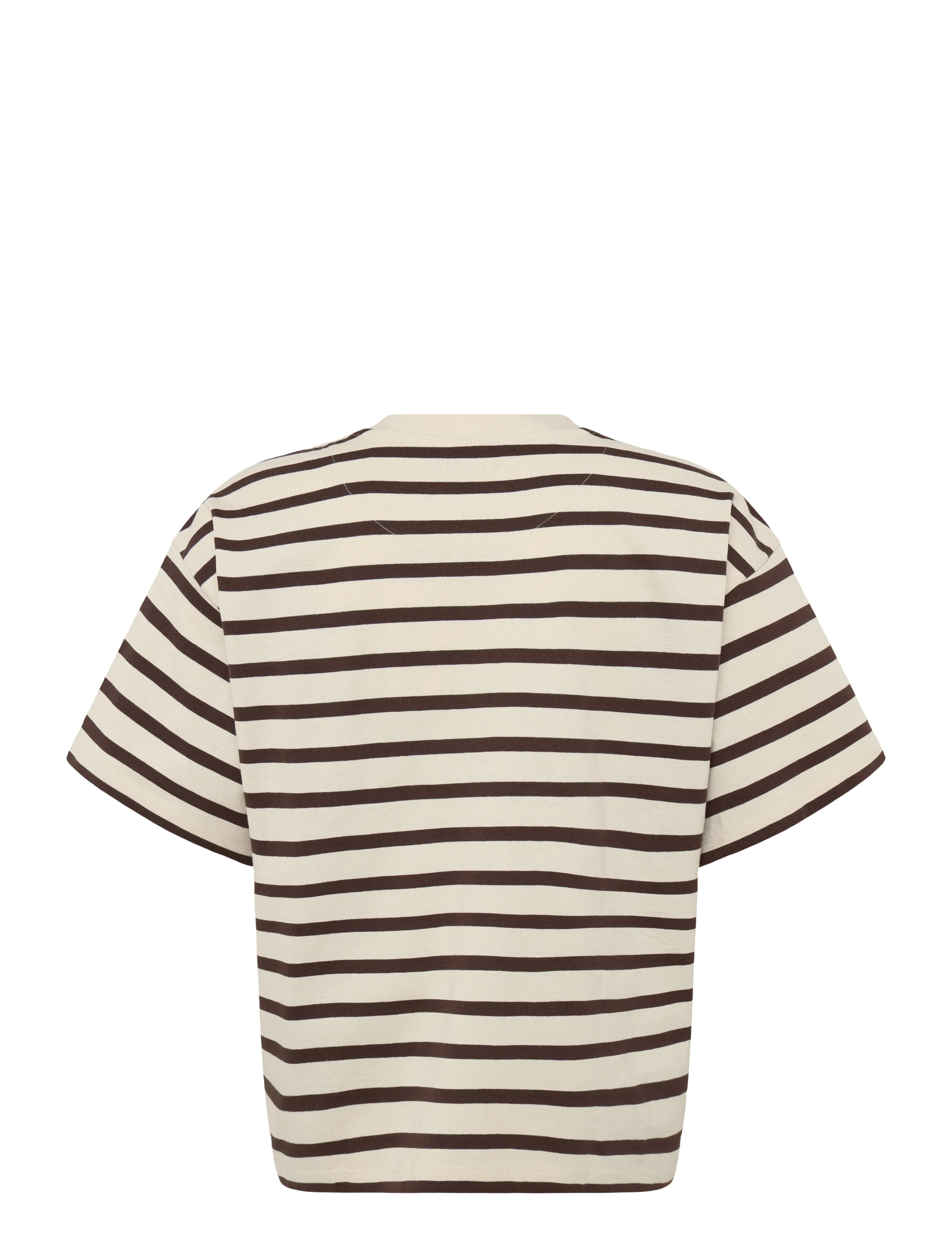 ROUGE EDIT - ROUNANNA OVERSIZE 2/4 O-NECK TEE - birch - 1