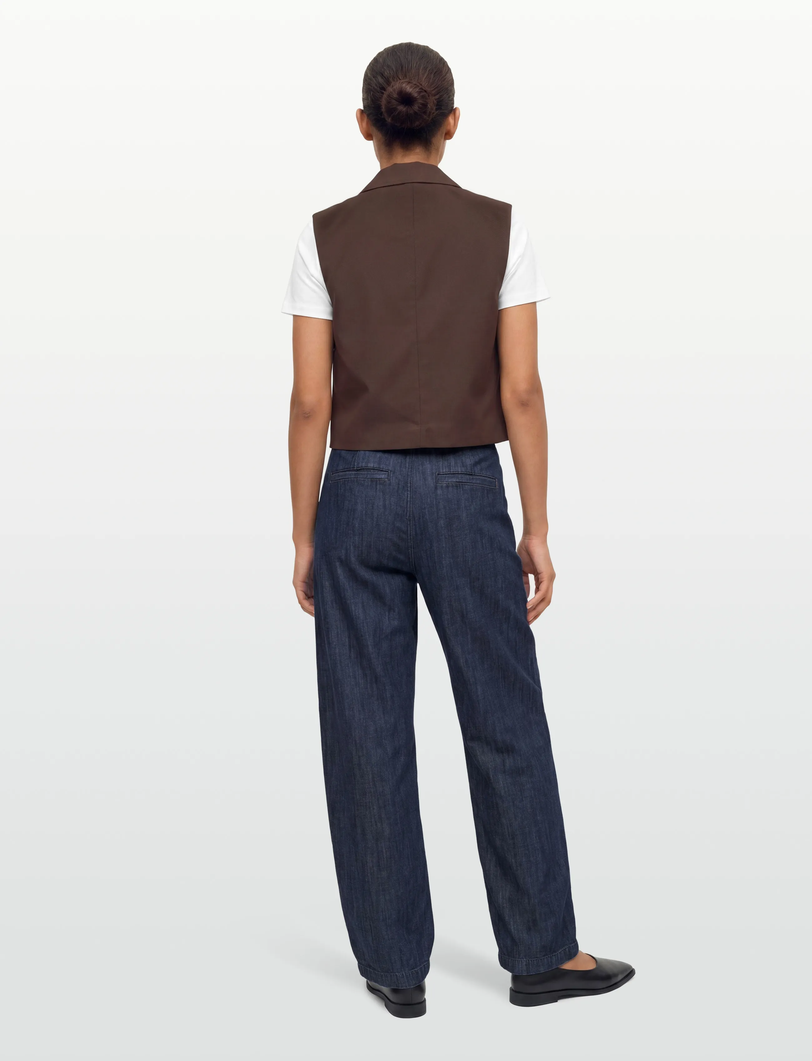 ROUGE EDIT - ROUFRANSISKA MIA WAISTCOAT - kevadjoped - seal brown - 4