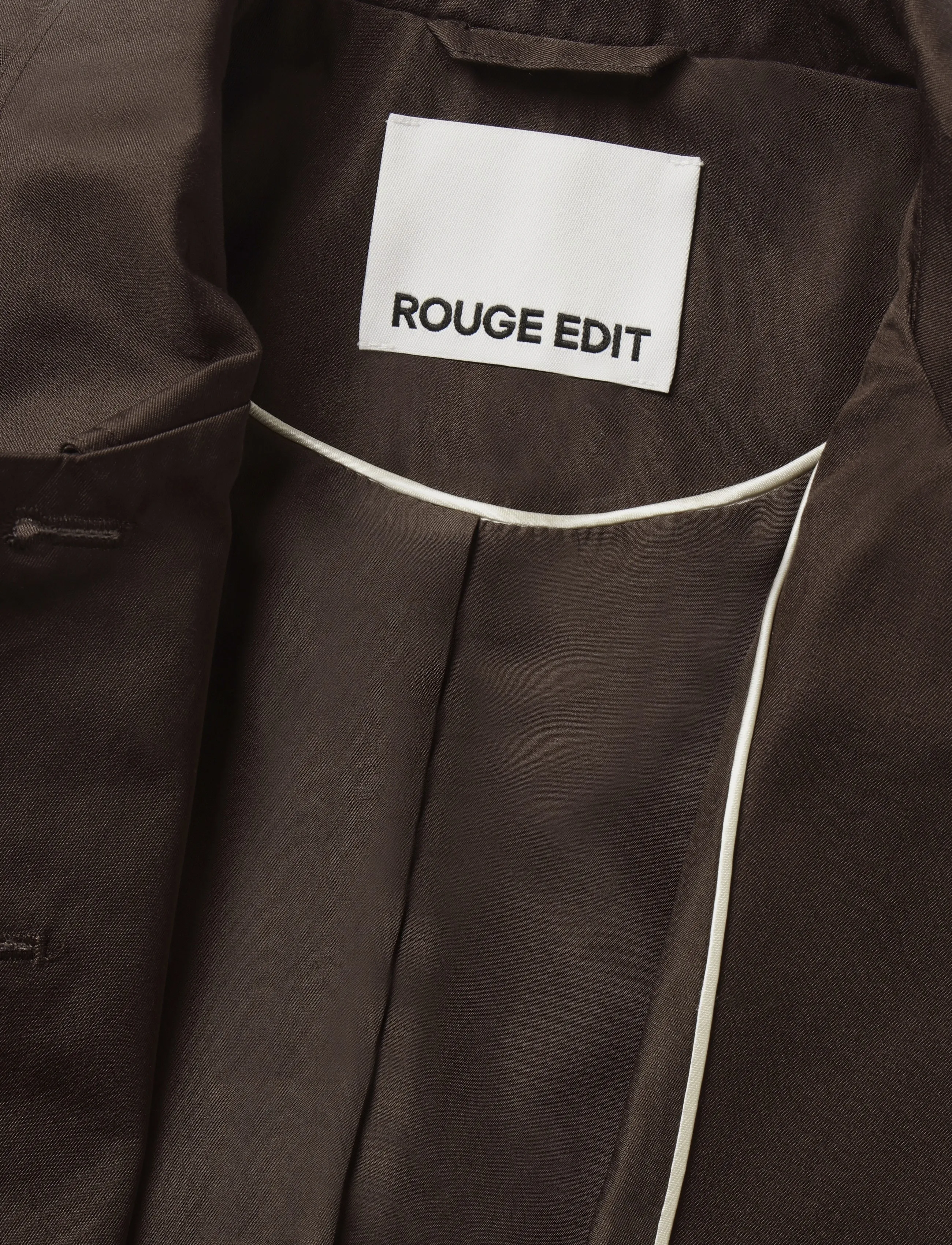 ROUGE EDIT - ROUFRANSISKA MIA WAISTCOAT - seal brown - 2