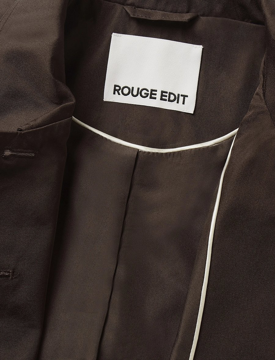 ROUGE EDIT - ROUFRANSISKA MIA WAISTCOAT - seal brown - 2
