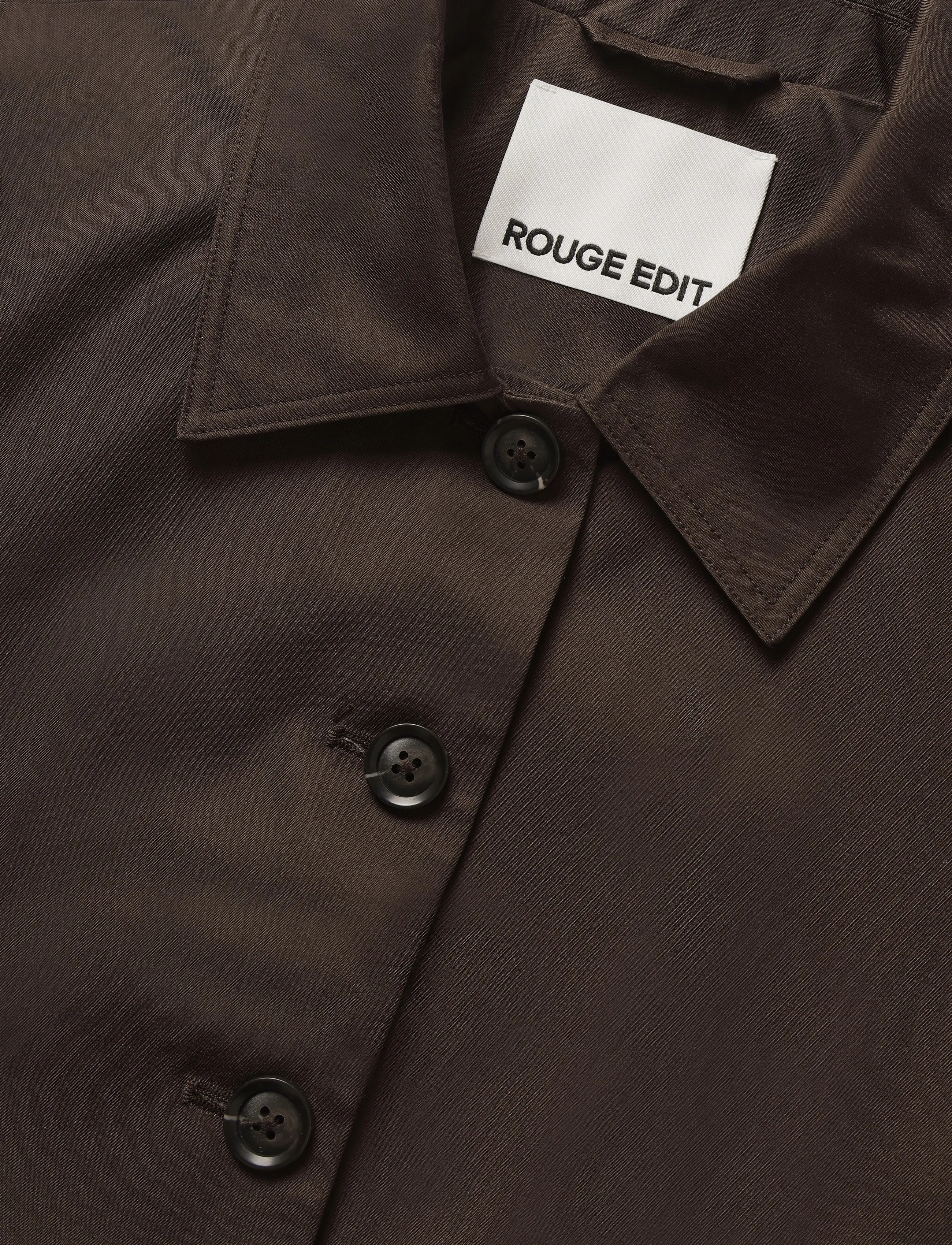 ROUGE EDIT - ROUFRANSISKA MIA WAISTCOAT - seal brown - 3
