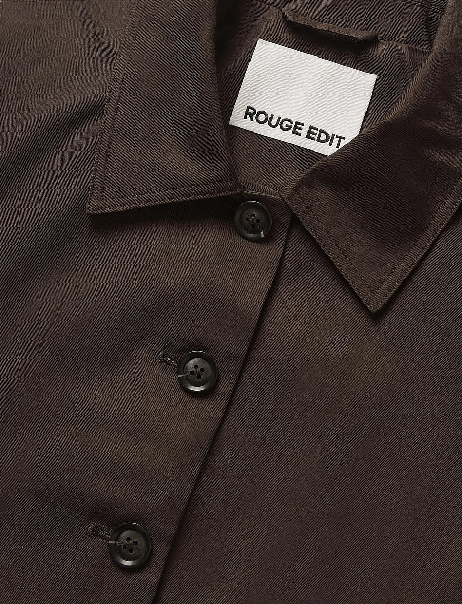 ROUGE EDIT - ROUFRANSISKA MIA WAISTCOAT - seal brown - 3