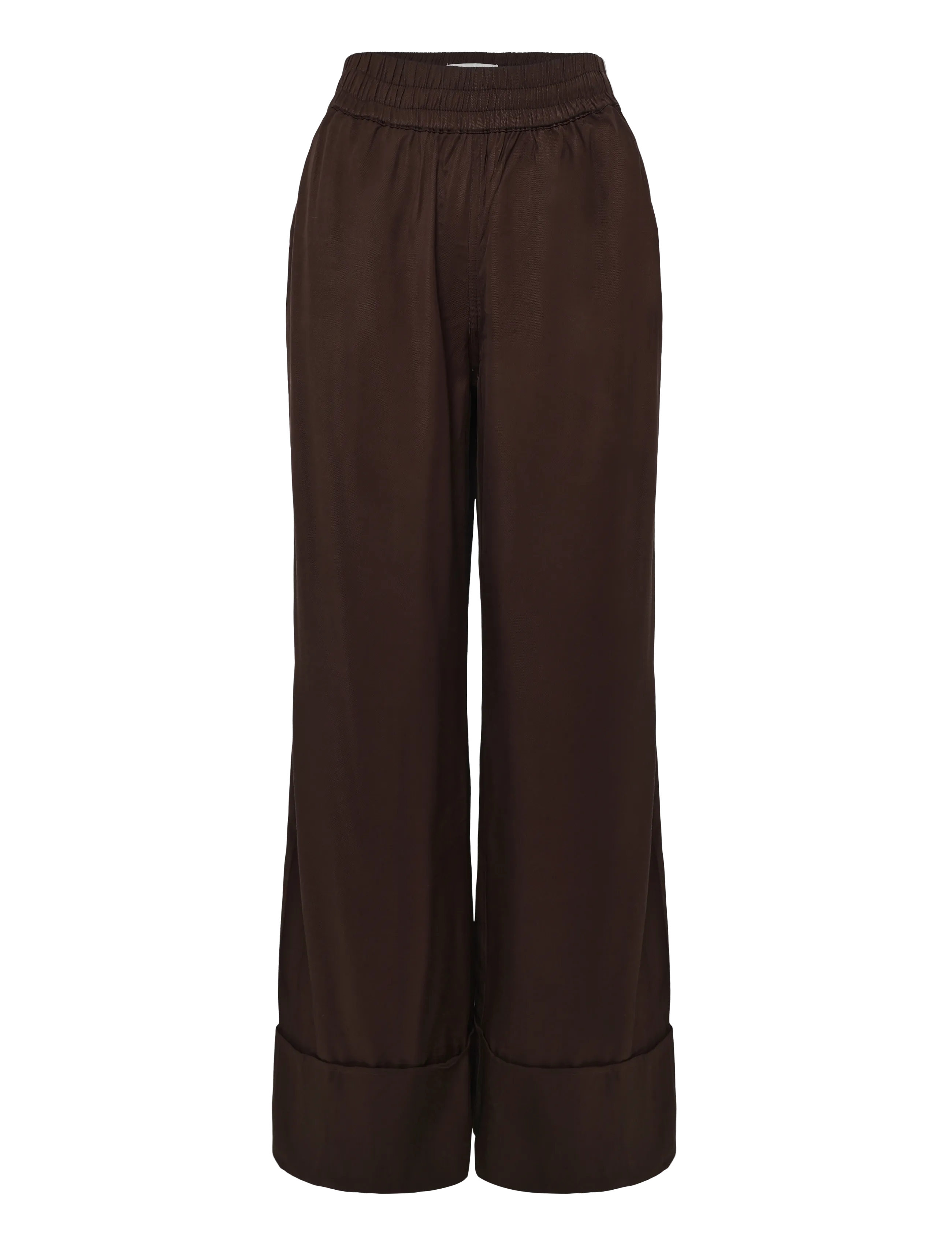 ROUGE EDIT ROUTONIA HW FL WF TROUSER - Vida byxor - SEAL BROWN / brown