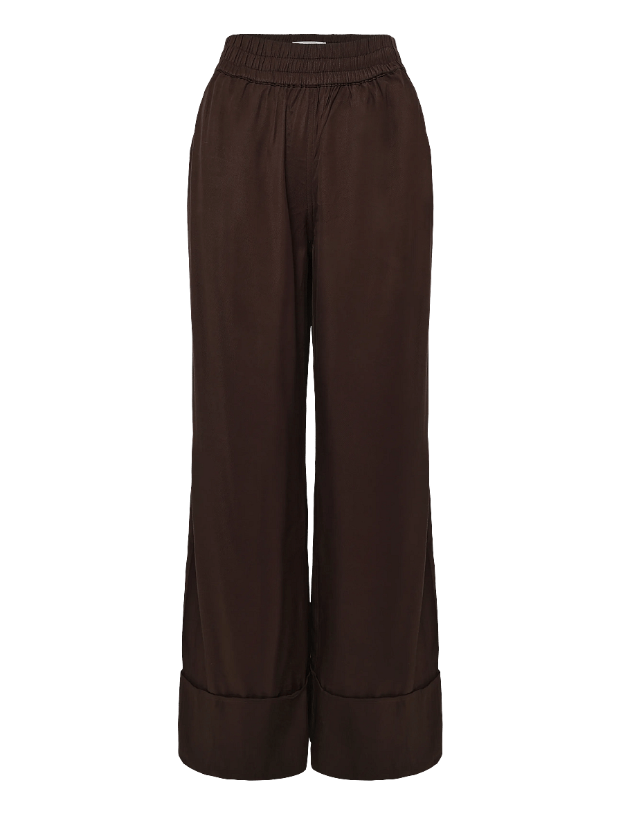 ROUGE EDIT - ROUTONIA HW FL WF TROUSER - seal brown - 0