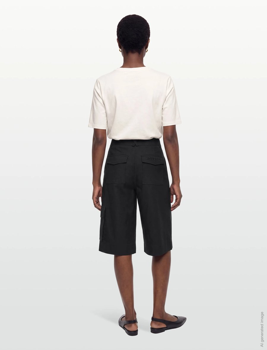ROUGE EDIT - ROUFAYE RW CULOTTES - bermudashorts - meteorite - 4