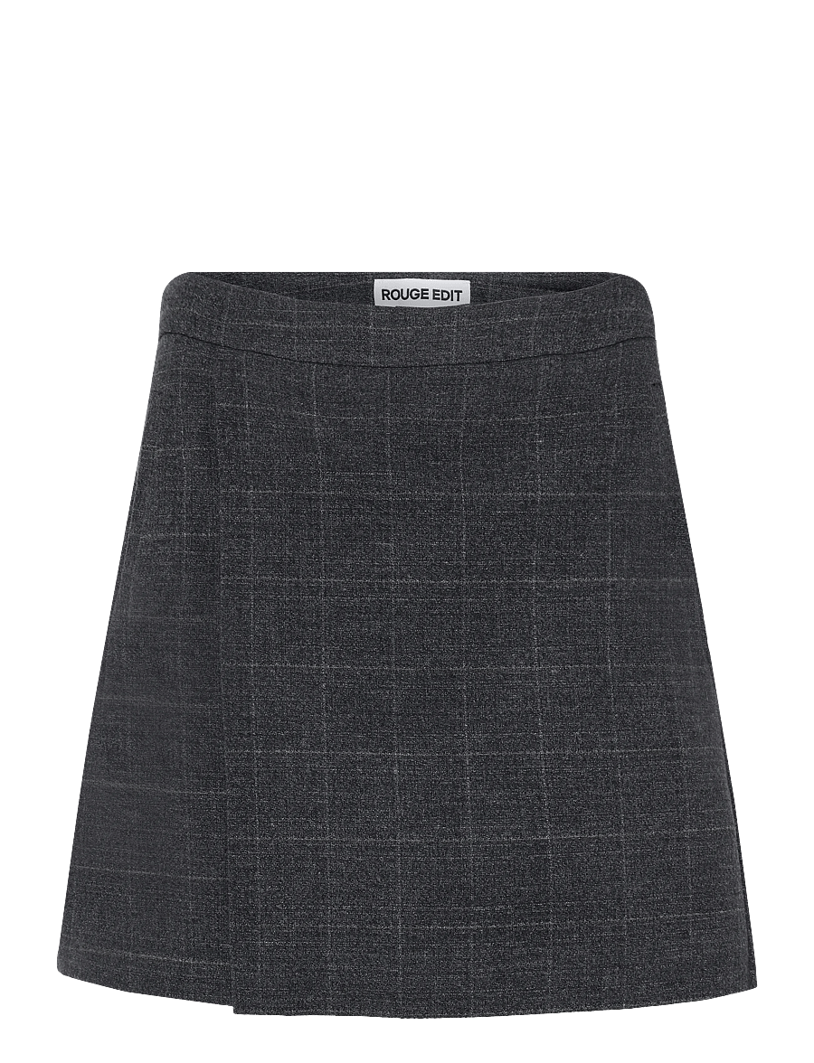 ROUGE EDIT - ROUCARA HW SHORT SKIRT - kurze röcke - meteorite - 0