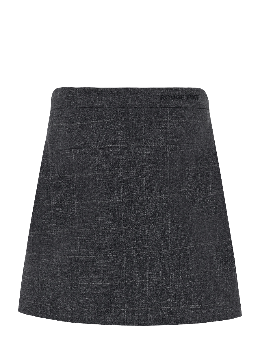 ROUGE EDIT - ROUCARA HW SHORT SKIRT - kurze röcke - meteorite - 1