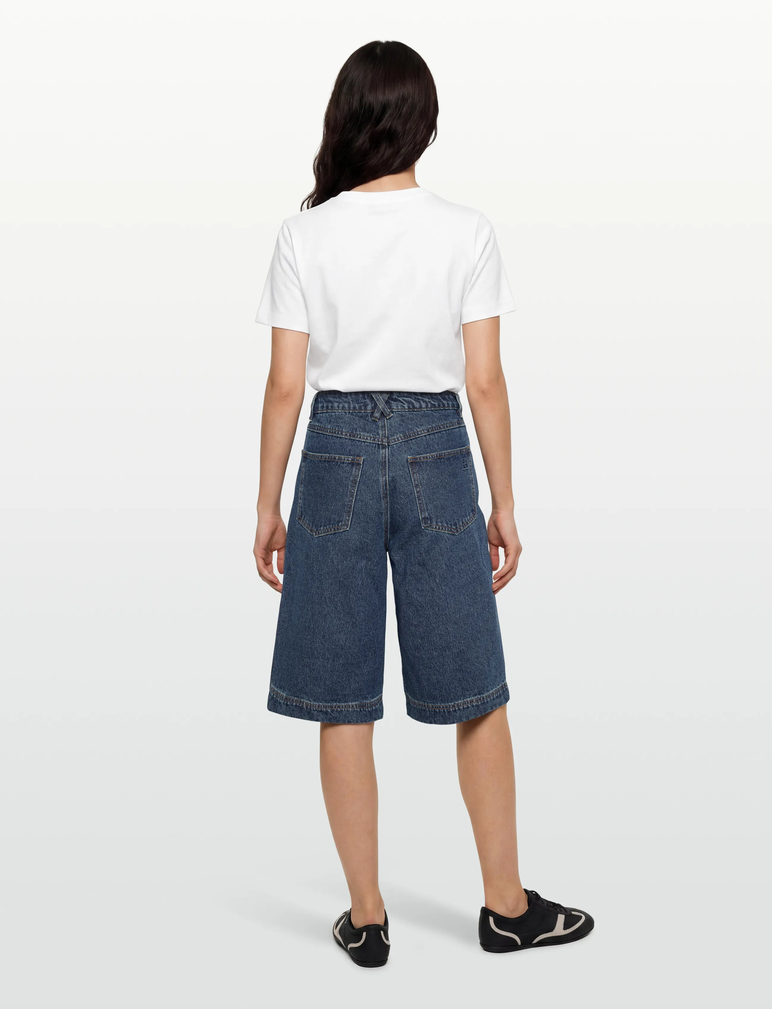 ROUGE EDIT - ROUJOLIE NEW RW WF DENIM CULOTTES - culottes - medium blue denim - 3