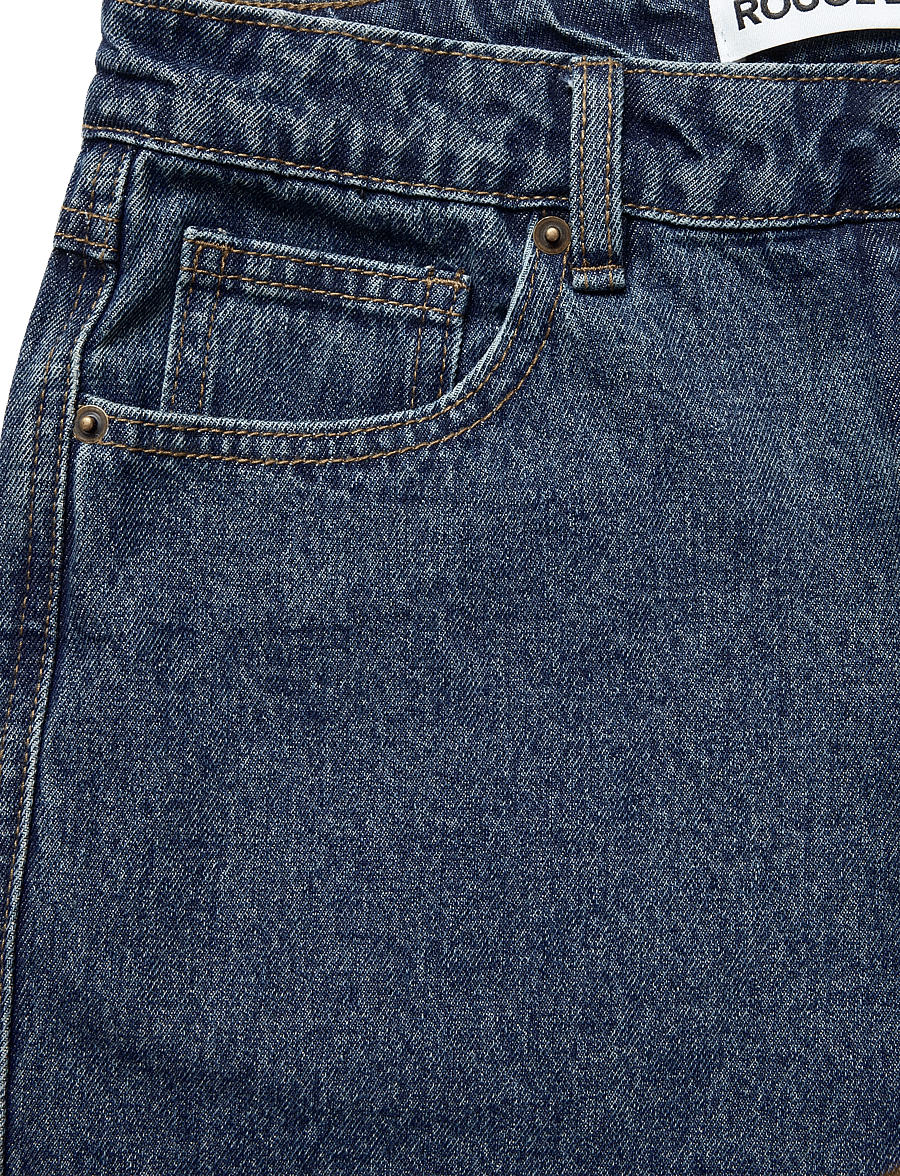 ROUGE EDIT - ROUJOLIE NEW RW WF DENIM CULOTTES - medium blue denim - 4