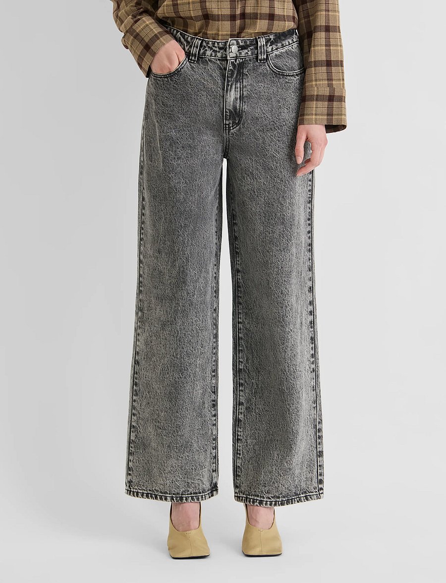 ROUGE EDIT - ROUGREY RW S/F F/L JEANS - gerade jeans - light grey denim - 0
