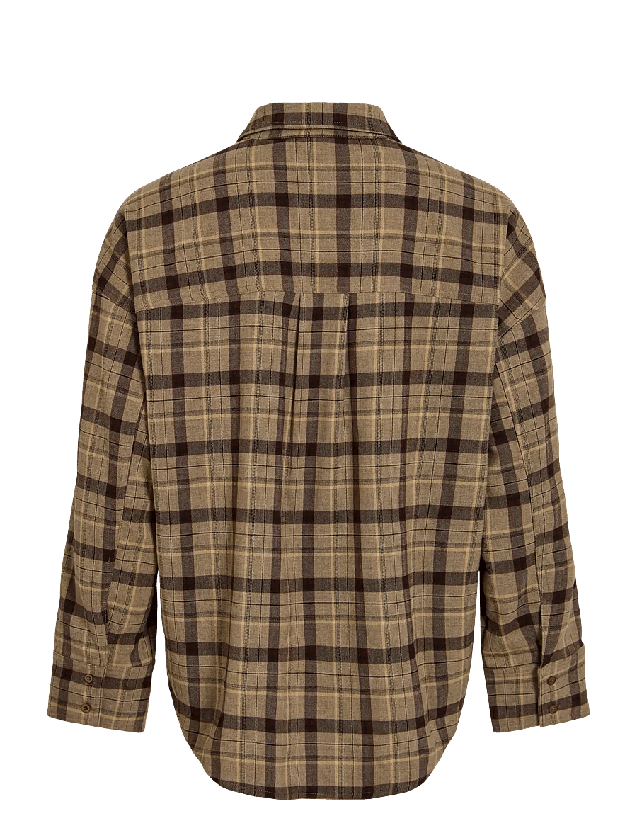 ROUGE EDIT - ROUINGA L/S OVERSIZED SHIRT - pelican - 2