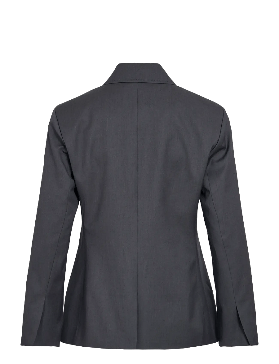 ROUGE EDIT - ROUSADIA L/S SB BLAZER/PF - dark grey melange - 2
