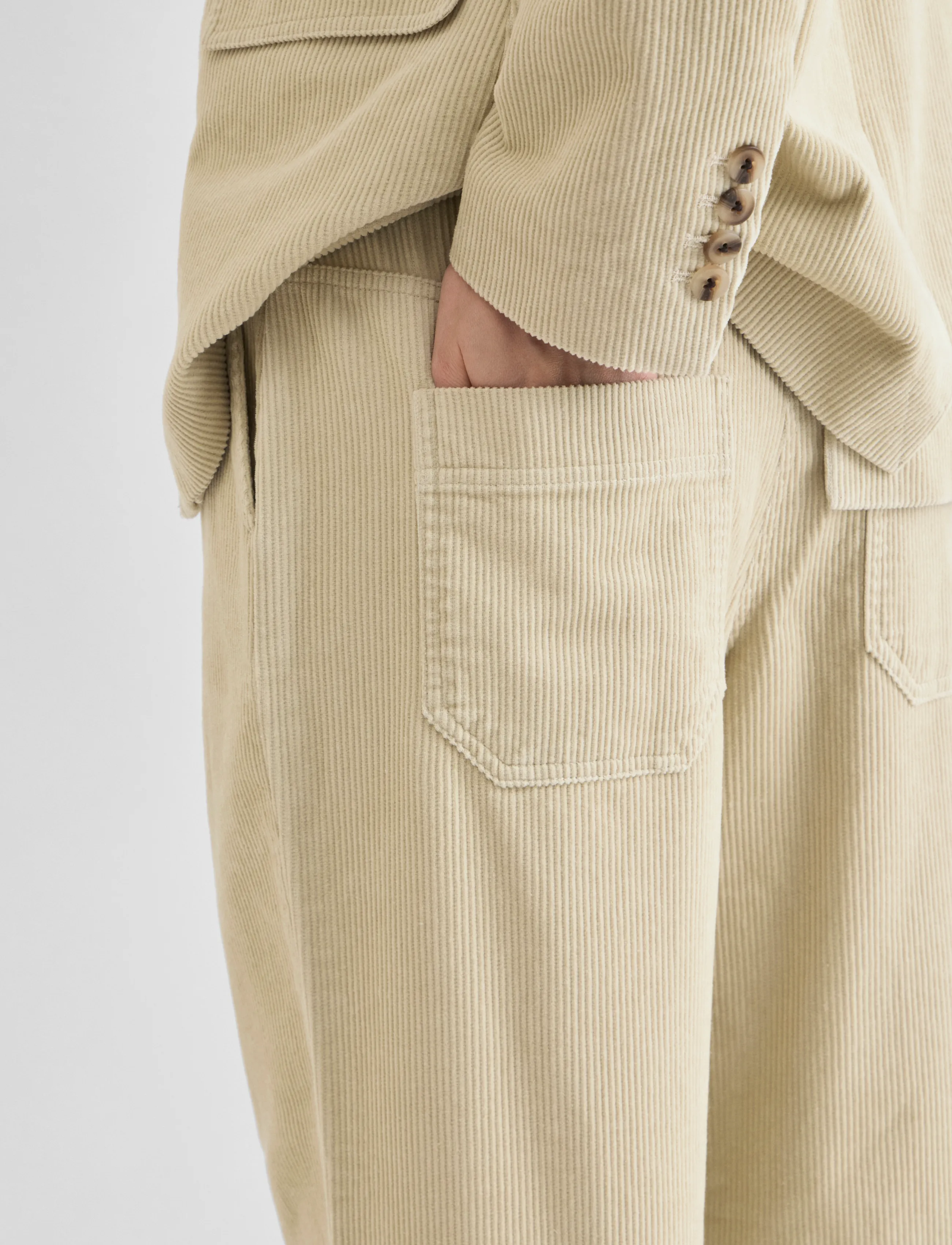 ROUGE EDIT Rousima Rw Wf F/L Trouser/Pf chinos dam – bild 6