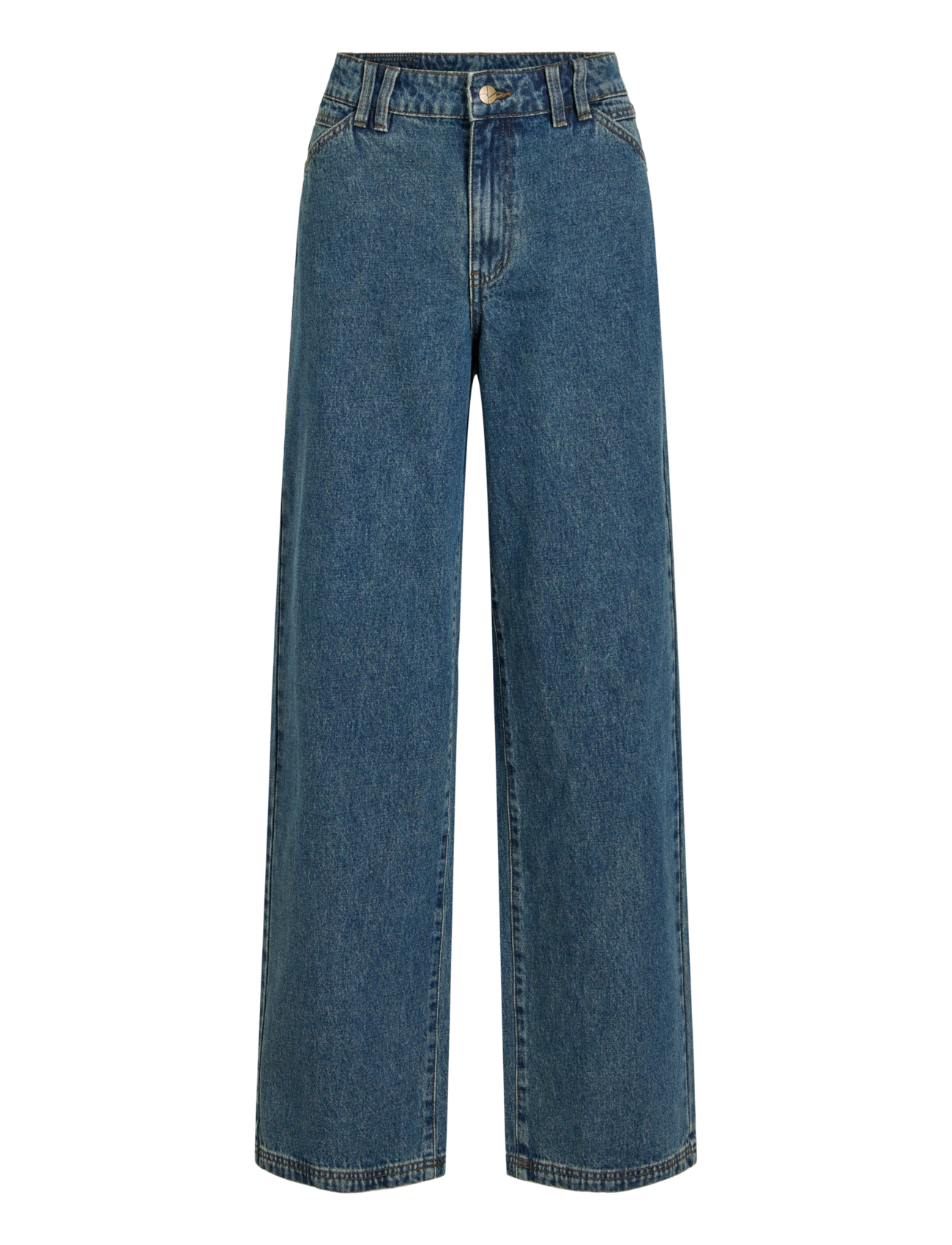 ROUGE EDIT ROUELLIS RW F/L JEANS - Riided - MEDIUM BLUE DENIM / blue