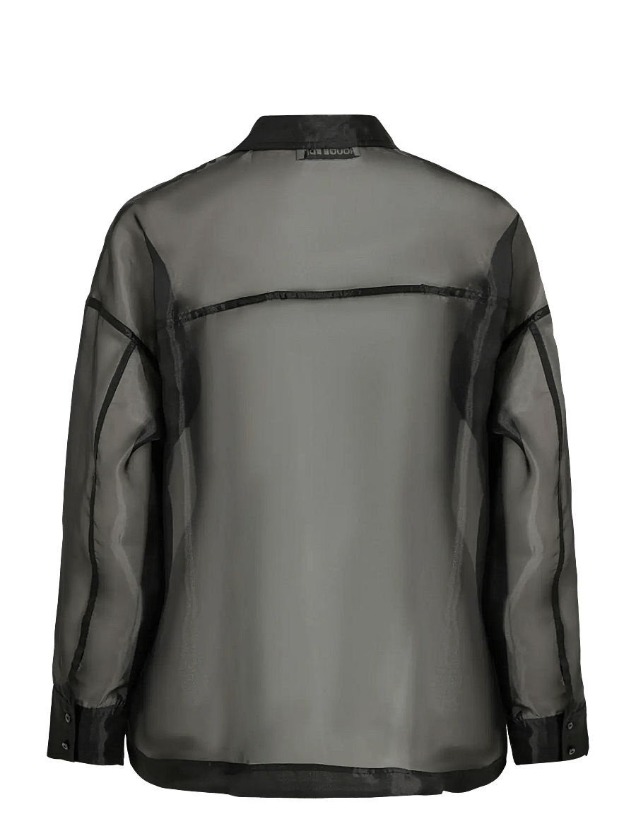 ROUGE EDIT - ROUMANA L/S OVERSIZED SHIRT - meteorite - 1