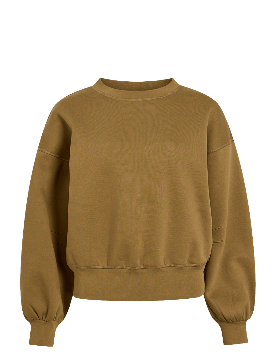 ROUGE EDIT - ROUYONA L/S O-NECK SWEAT - sweatshirts - gothic olive - 0