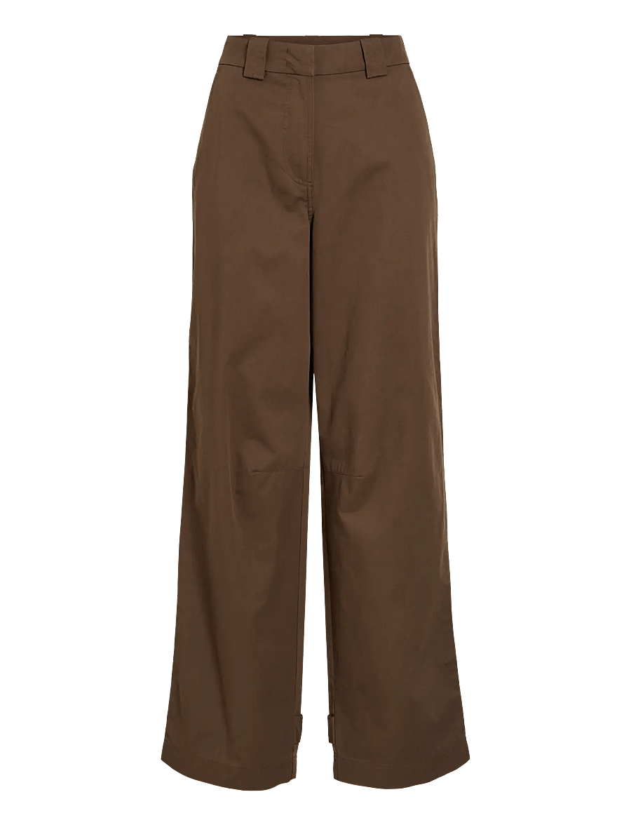 ROUGE EDIT - ROUFIONA HW W/F F/L TROUSER - laia säärega püksid - canteen - 1