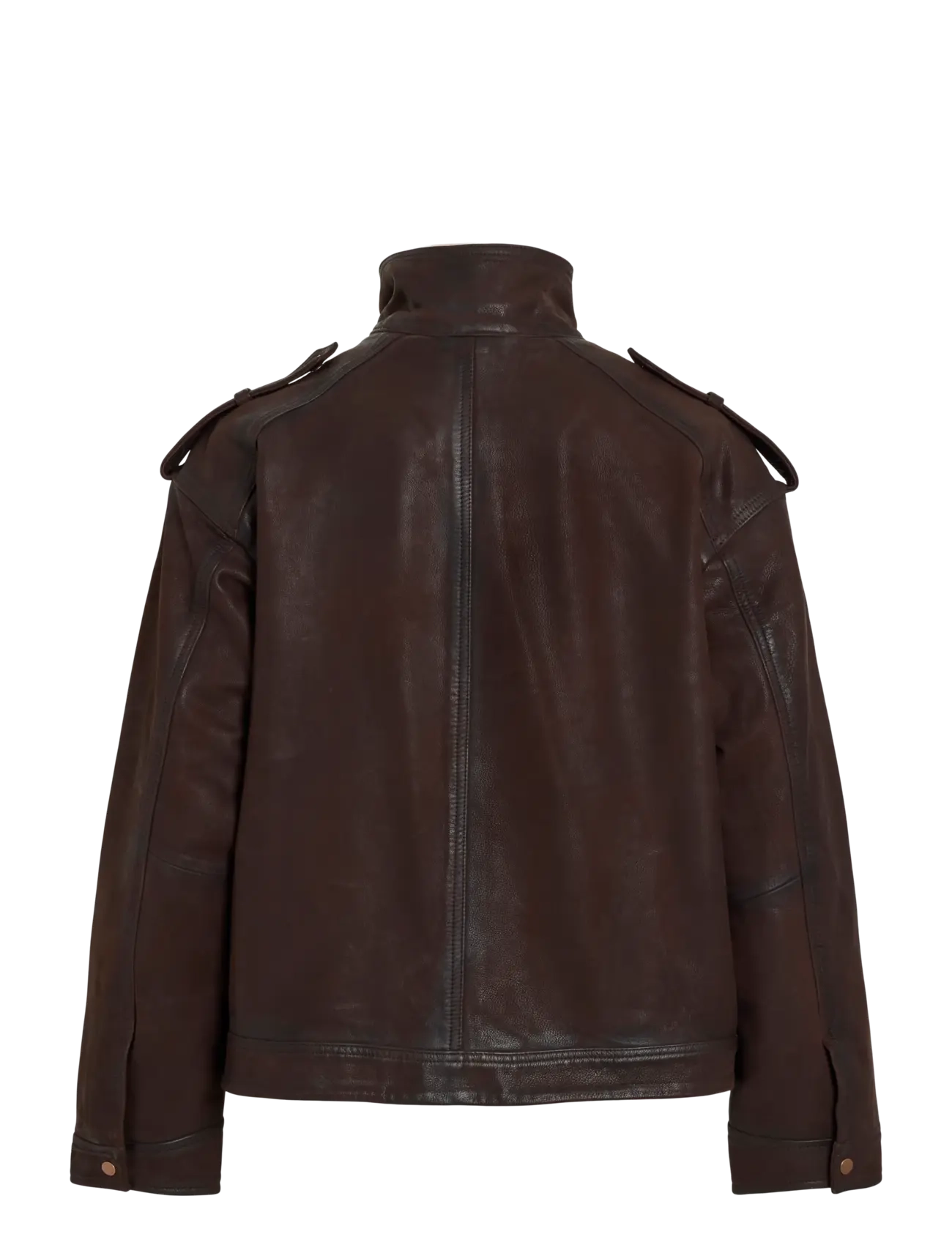 ROUGE EDIT - ROUASPEN L/S OVERSIZED SUEDE JACKET - bitter chocolate - 2