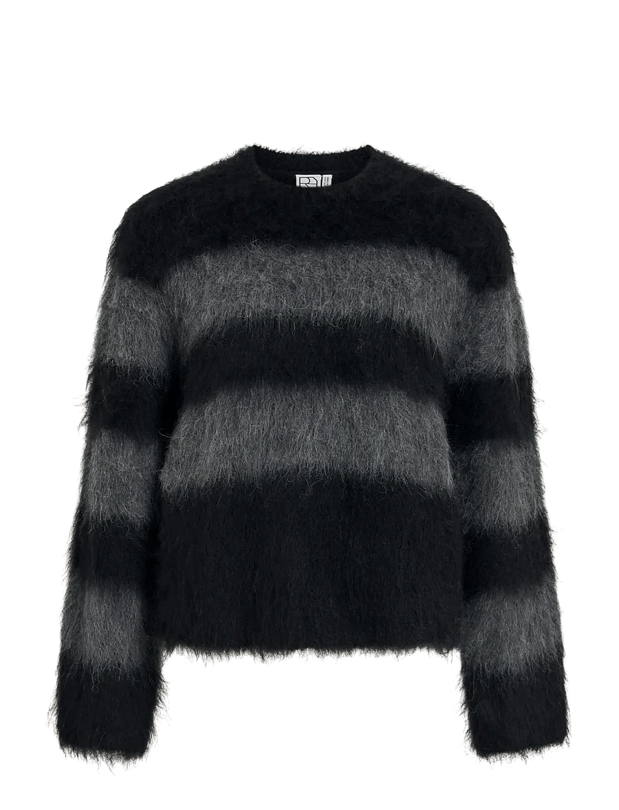 ROUGE EDIT - ROUARIA L/S O-NECK KNIT - pullover - meteorite - 1