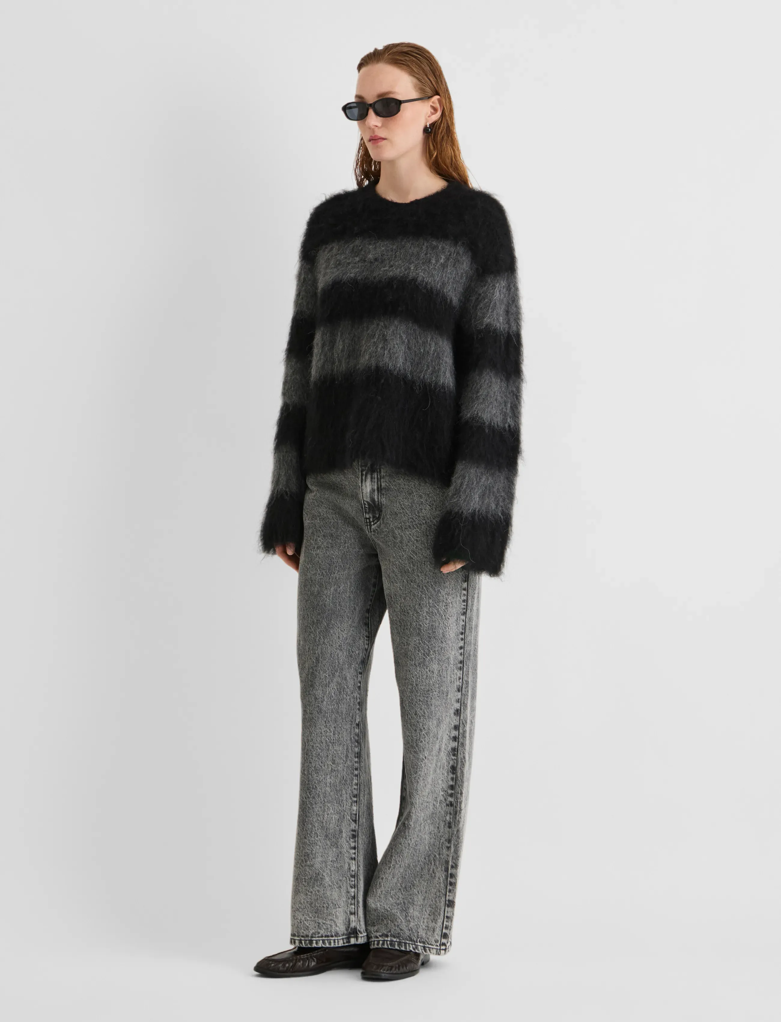 ROUGE EDIT - ROUARIA L/S O-NECK KNIT - pullover - meteorite - 4